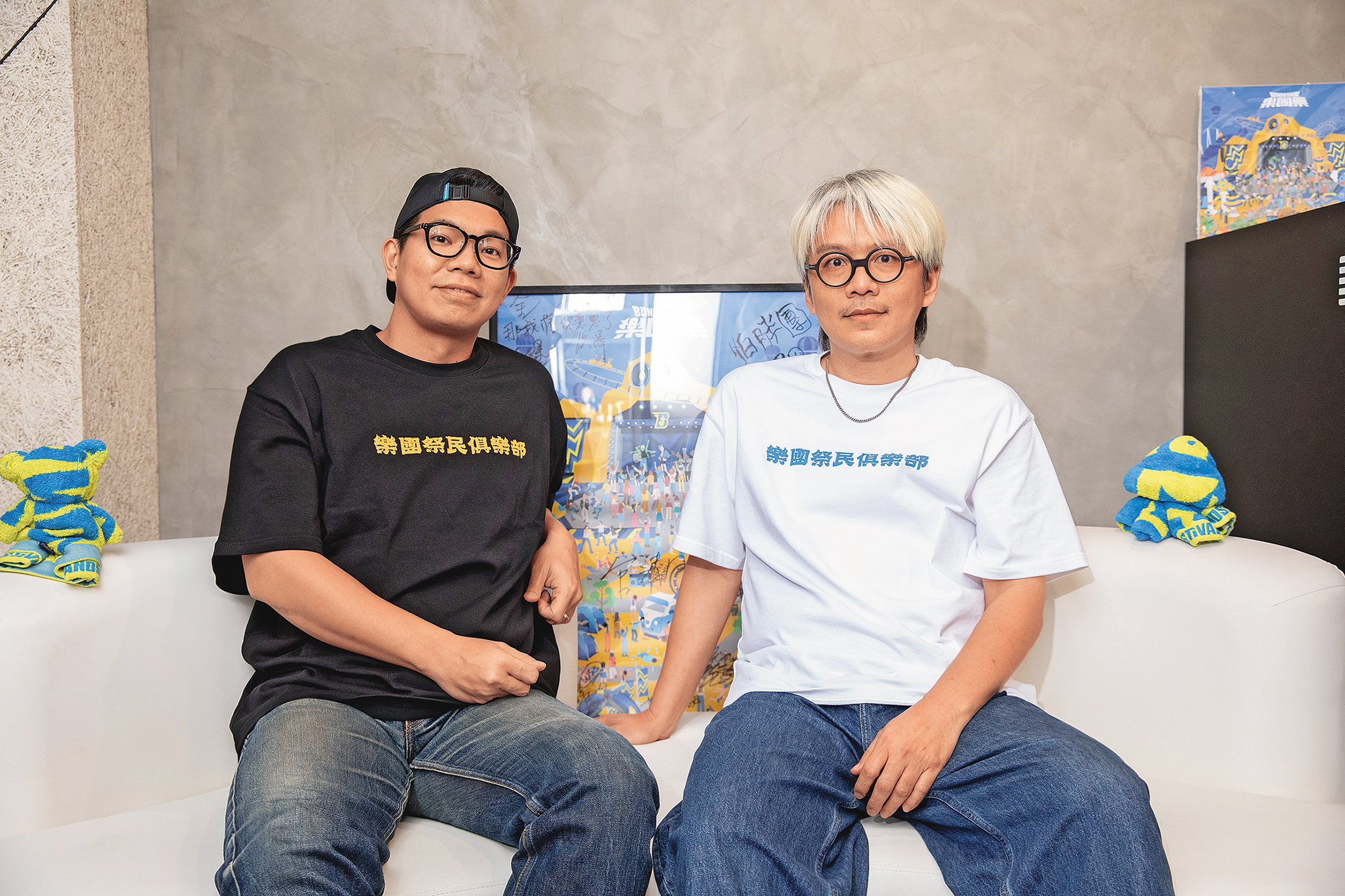 監製周祐楷(左)攜手視覺總監王宗欣(右)打造具商業價值的內容IP,接軌國際舞台。