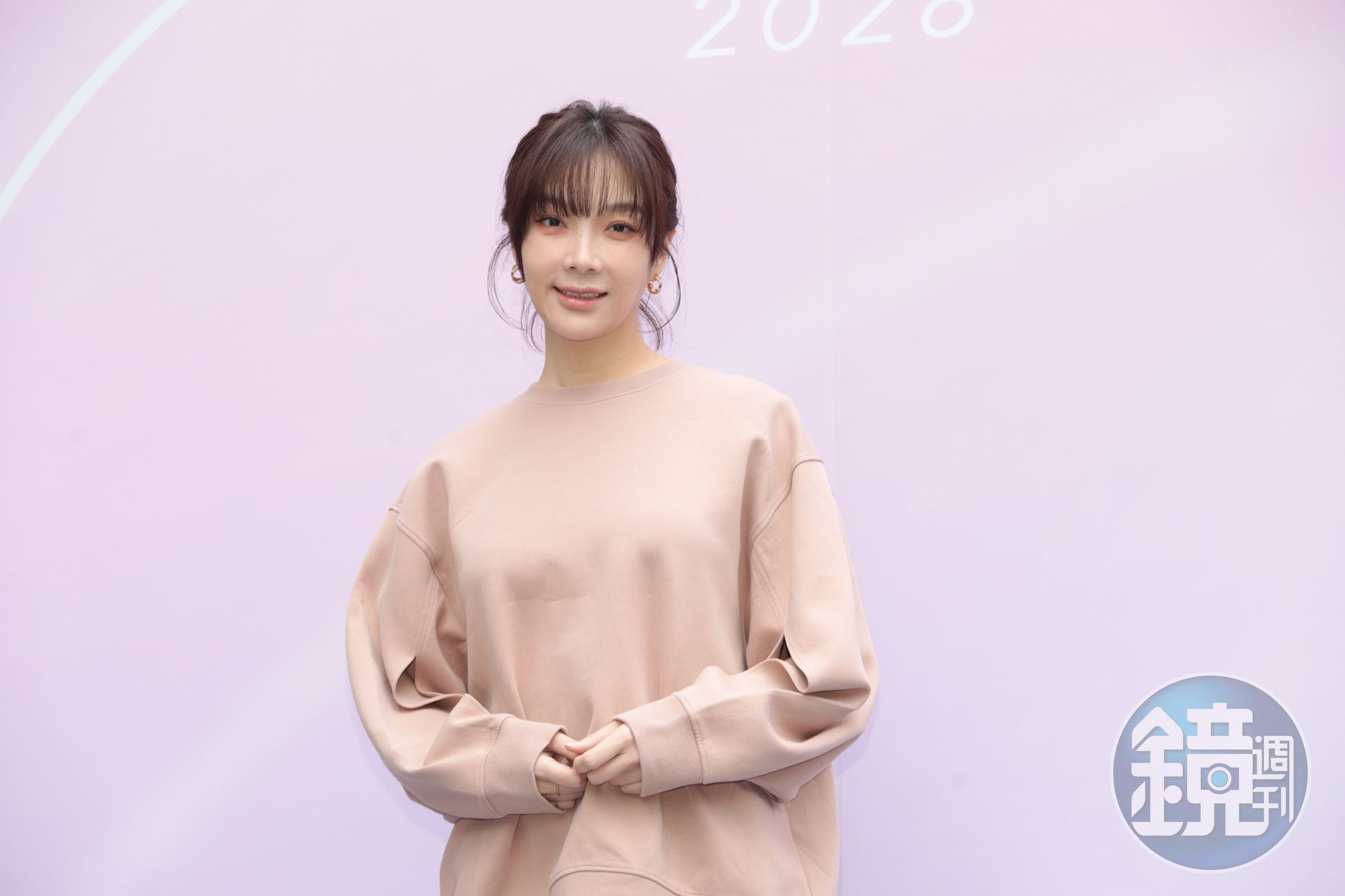 蔡淑臻被問婚事表示男友還在事業起步階段。