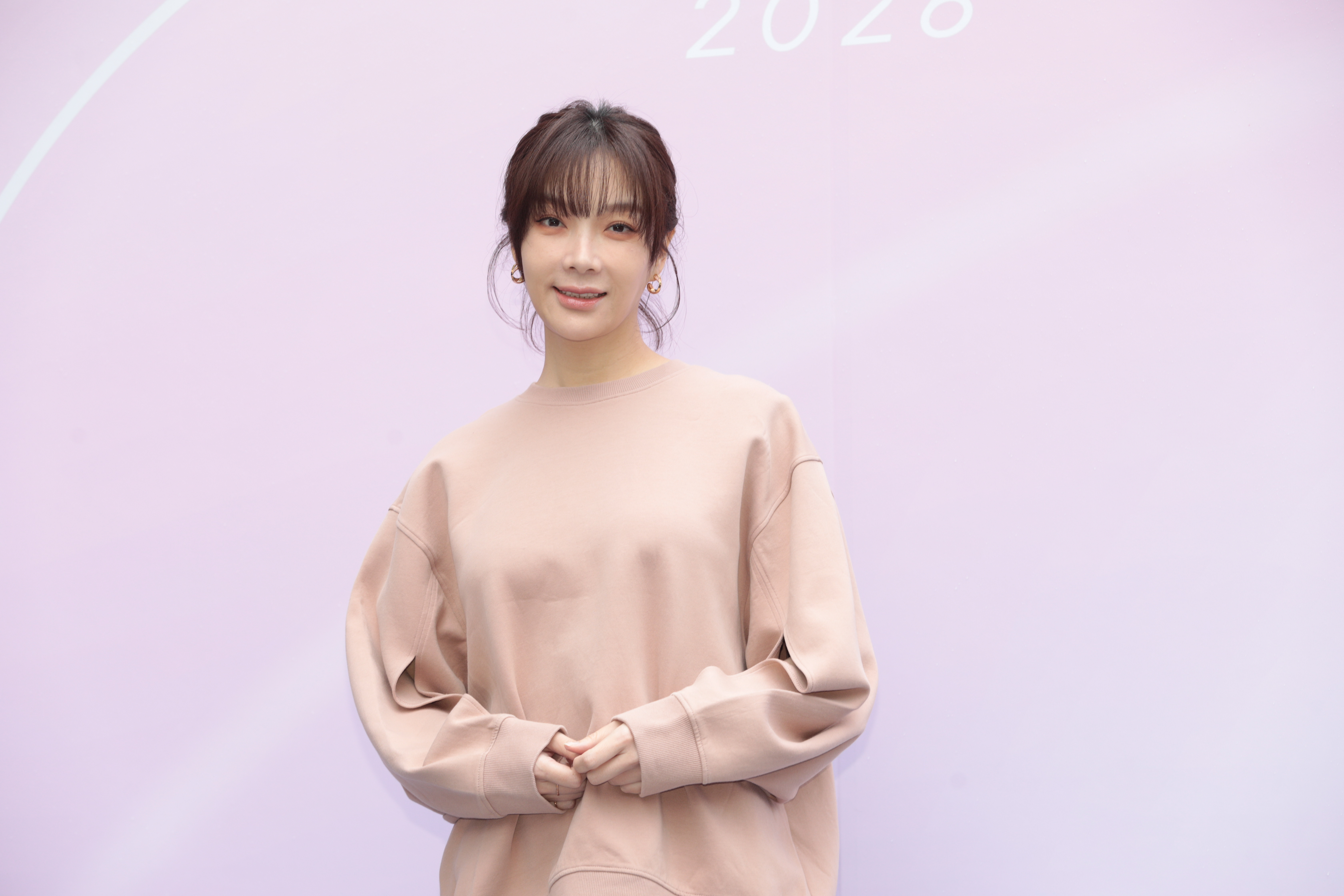 蔡淑臻被問婚事表示男友還在事業起步階段。