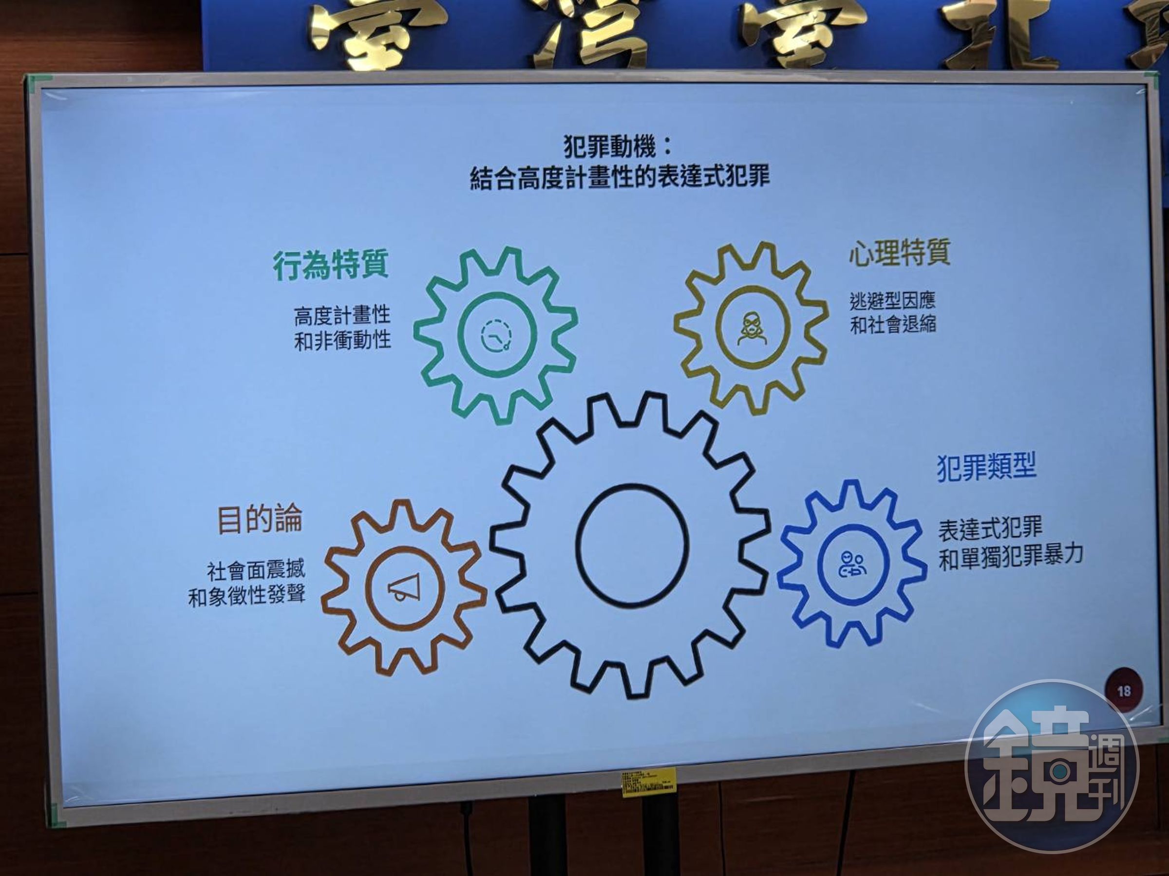 北捷隨機殺人案偵結記者會曾揚嶺主任說明案情。