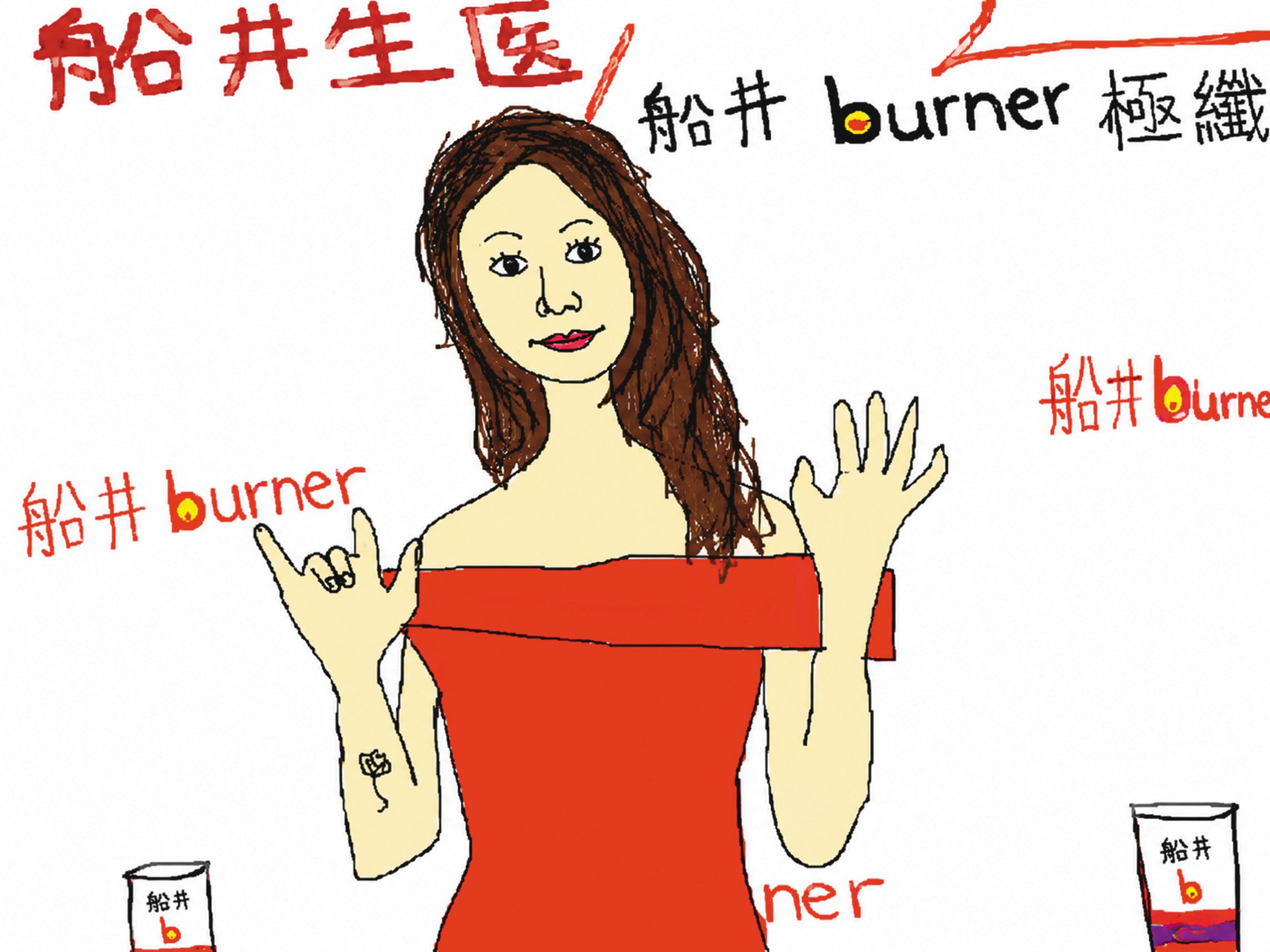Yo～yo～yo～AI生成圖畫風丕變，多了嘻哈味。（ChatGPT生成圖）
