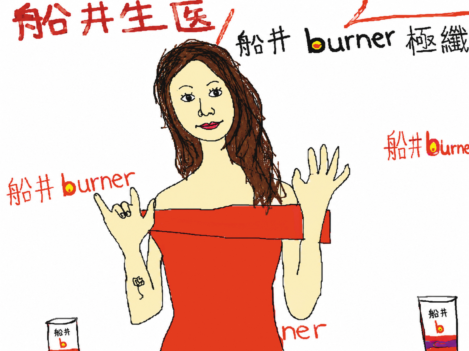 Yo～yo～yo～AI生成圖畫風丕變，多了嘻哈味。（ChatGPT生成圖）