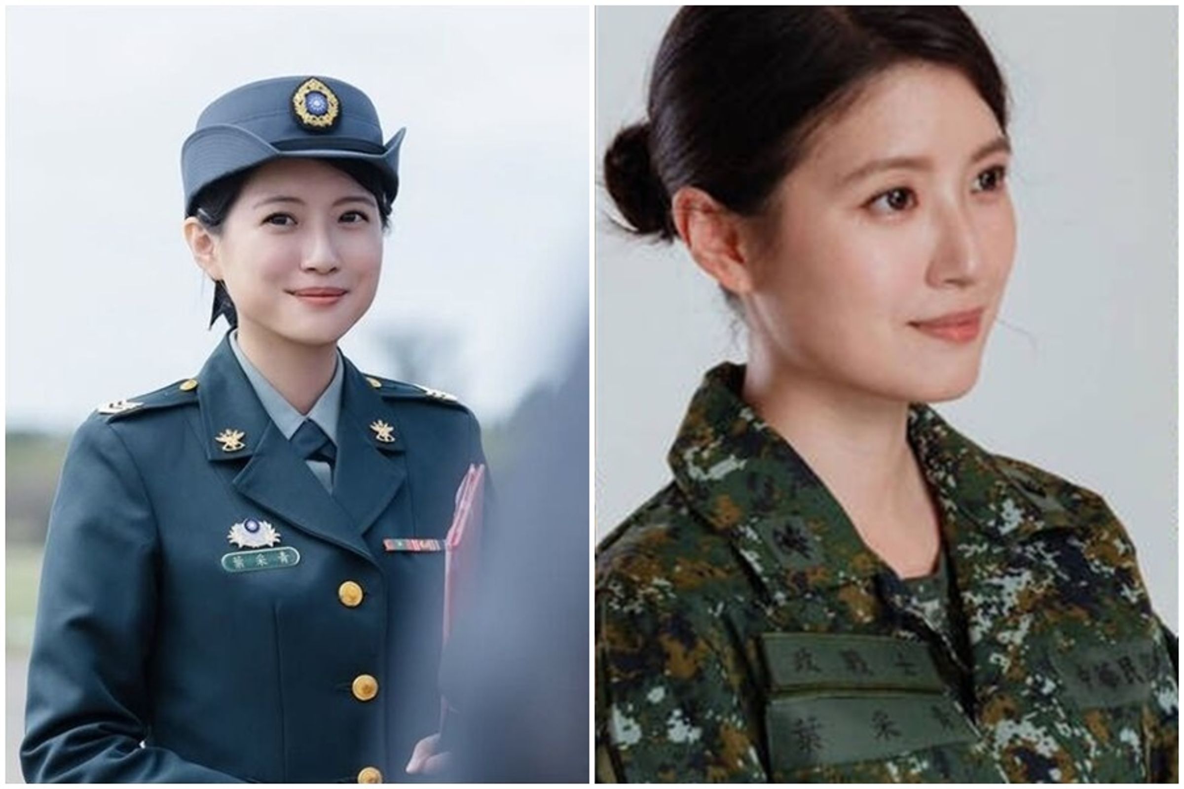 被封為「最美政戰士」的陸軍政戰士官葉采青,因外型亮麗與流利口條,在國軍活動上一炮而紅。(翻攝自IG@eunice830220)