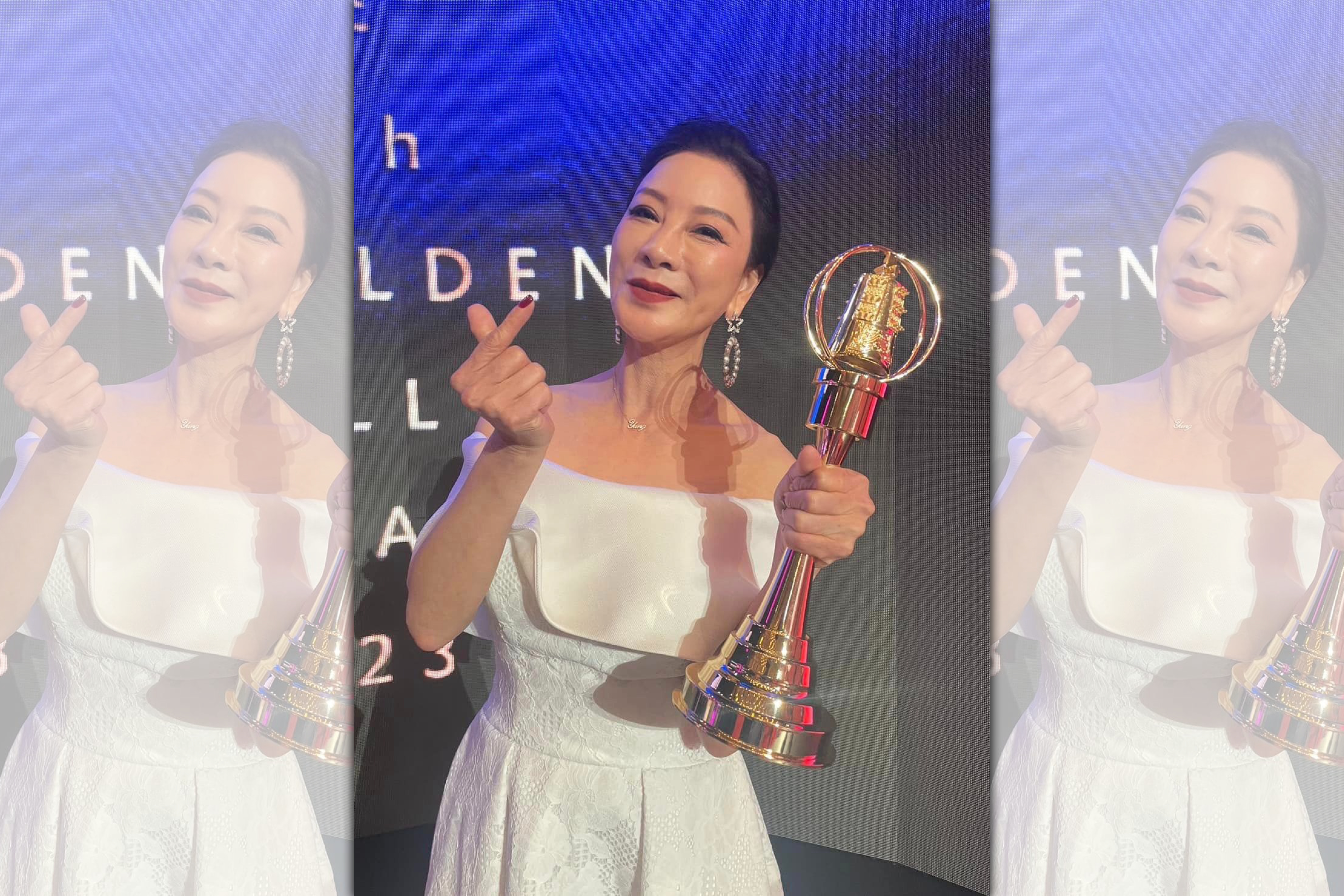 楊繡惠(圖)近日在臉書PO文、直播控訴自己的照片遭盜用,還爆料多年前報案遭網路恐嚇卻遇到「不肖警長」勸退。(翻攝自楊繡惠臉書)