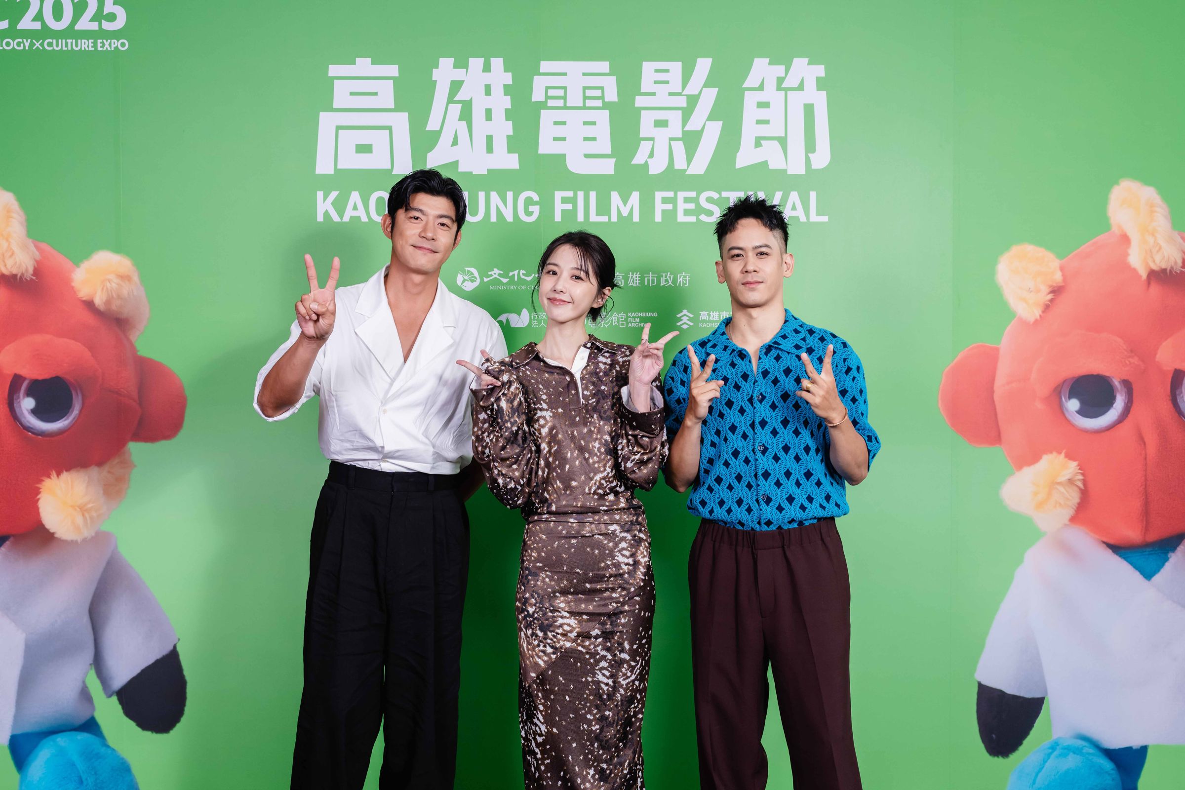 王柏傑 、邵雨薇 、李淳為新作 《動物園》來到高雄電影節，分享拍攝花絮。（高雄電影節提供）