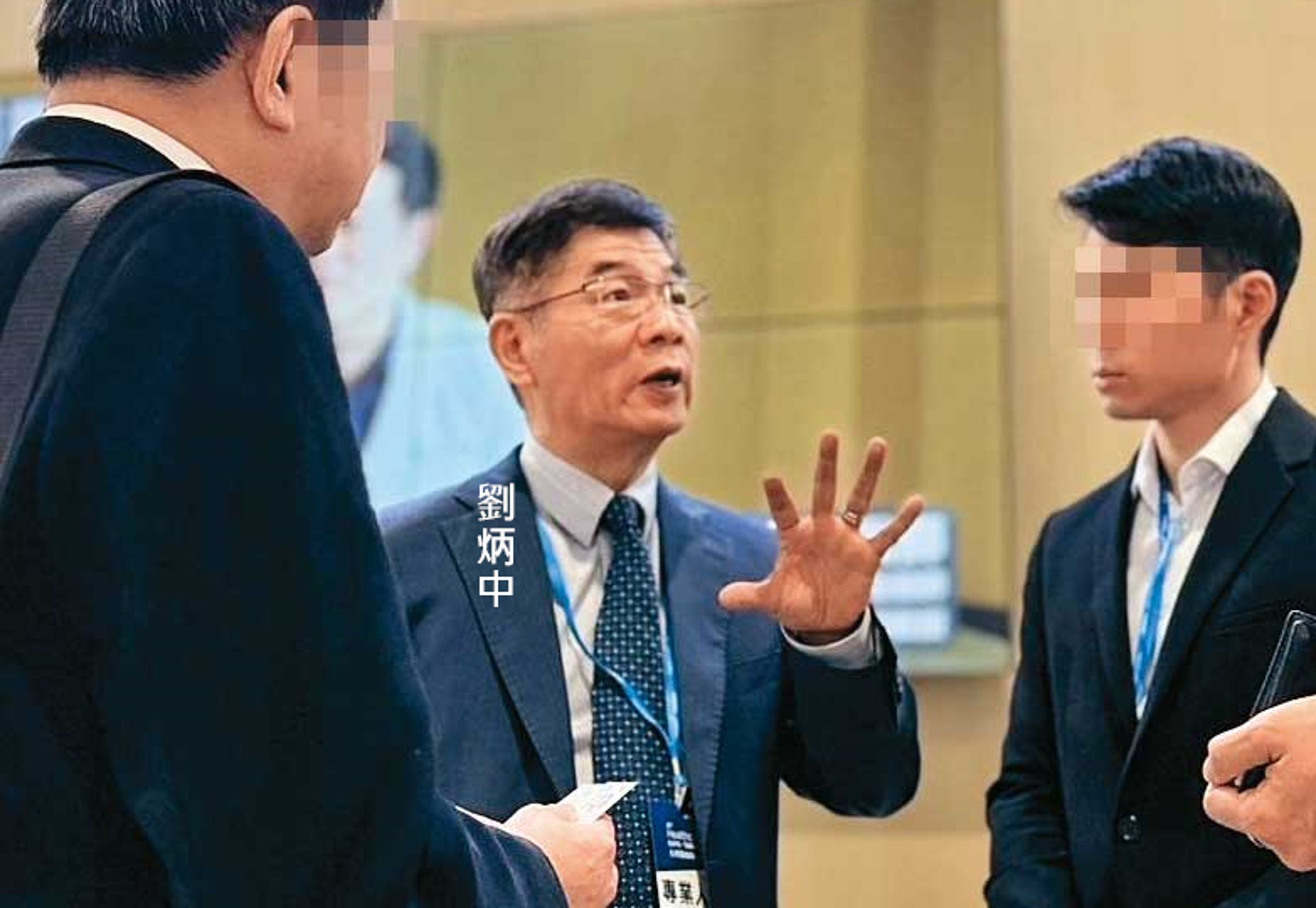 劉炳中曾任板橋中興醫院院長,後來創辦大中國際生醫集團與路迦生醫,家族勢力橫跨黨政商,實力驚人。(翻攝路迦生醫臉書)