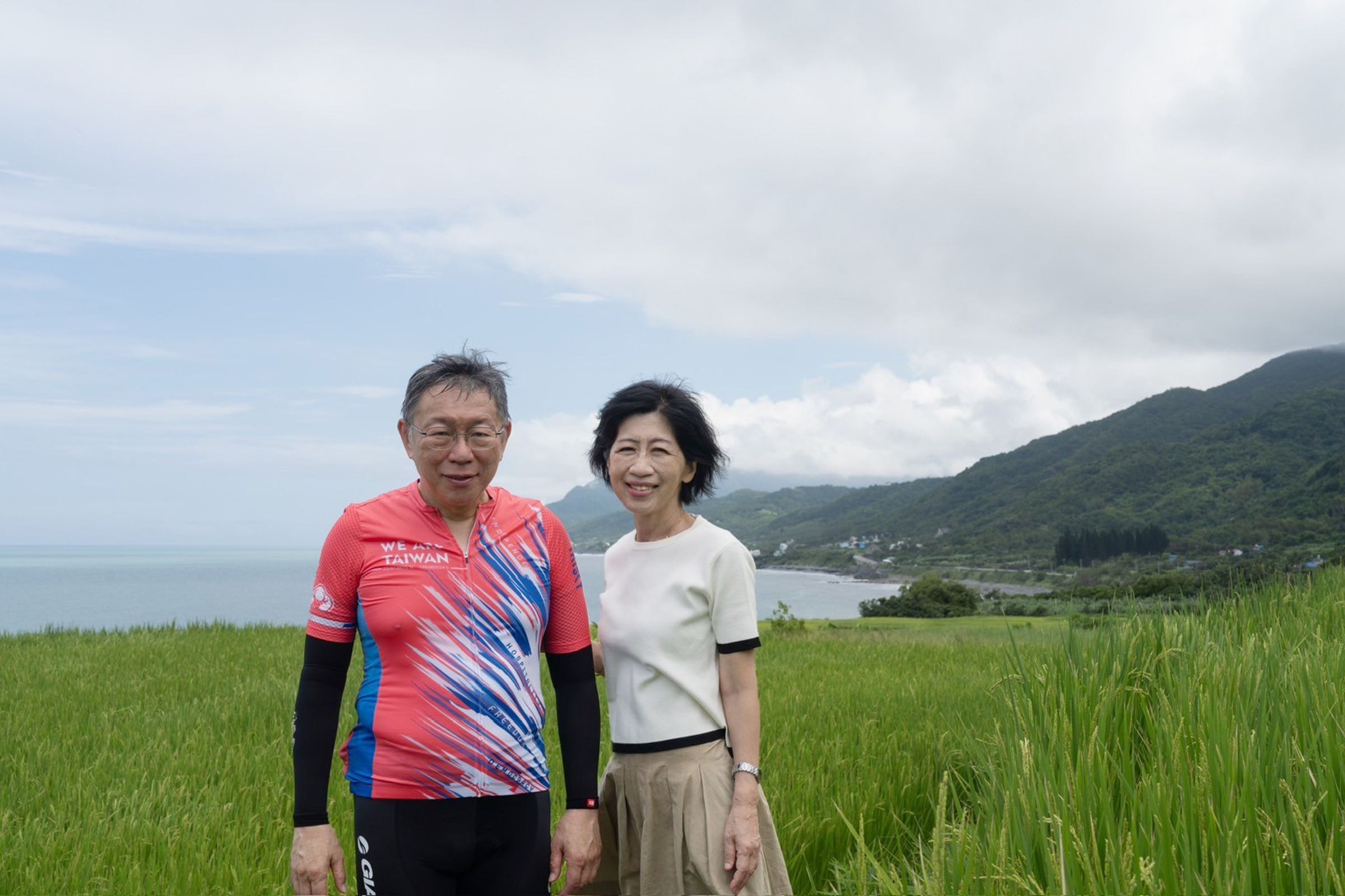 陳佩琪不捨柯文哲有「青蛙肢」卻要自己洗衣服。(翻攝陳佩琪臉書)