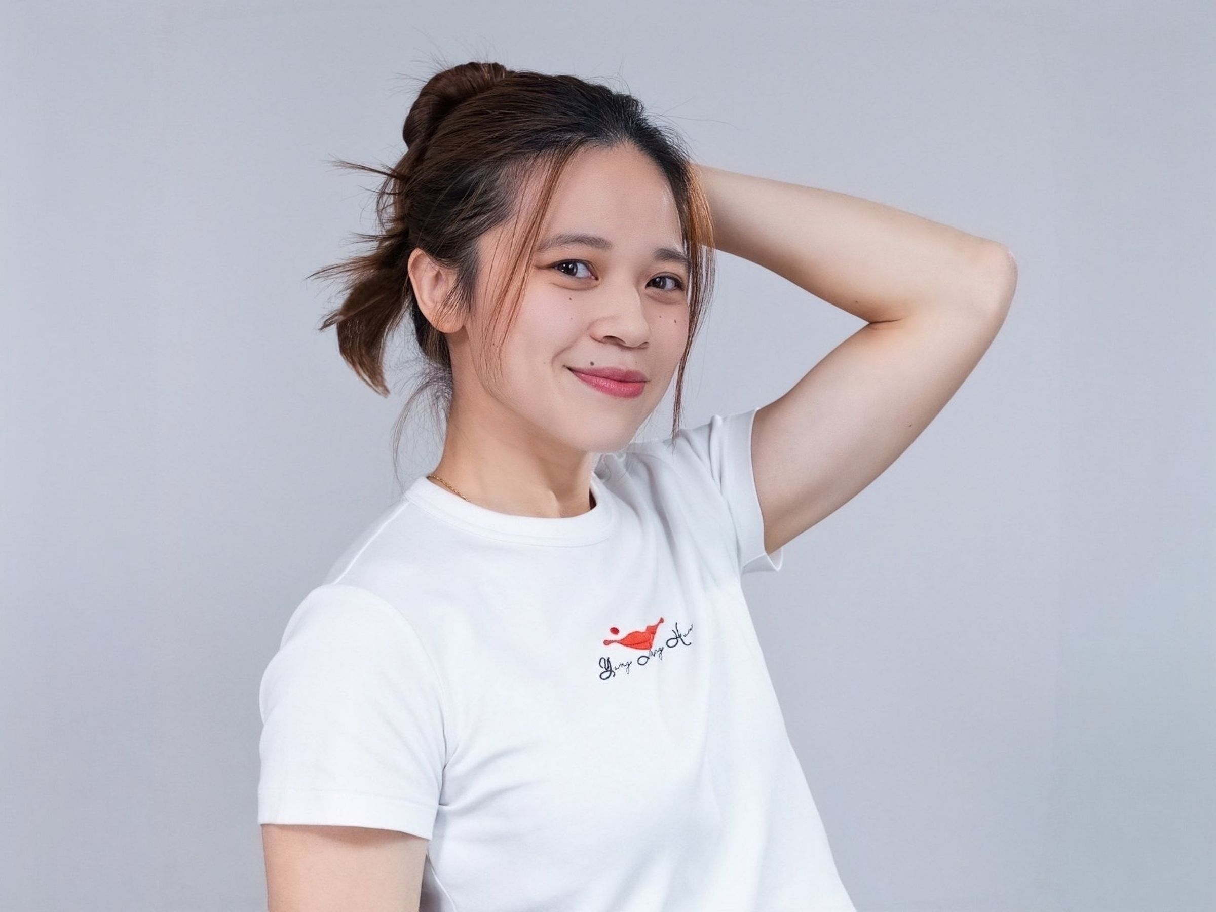 楊孟樺曾是中華女排的主力自由球員,助隊拿下世界女排大獎賽的台灣首勝。(楊孟樺提供)