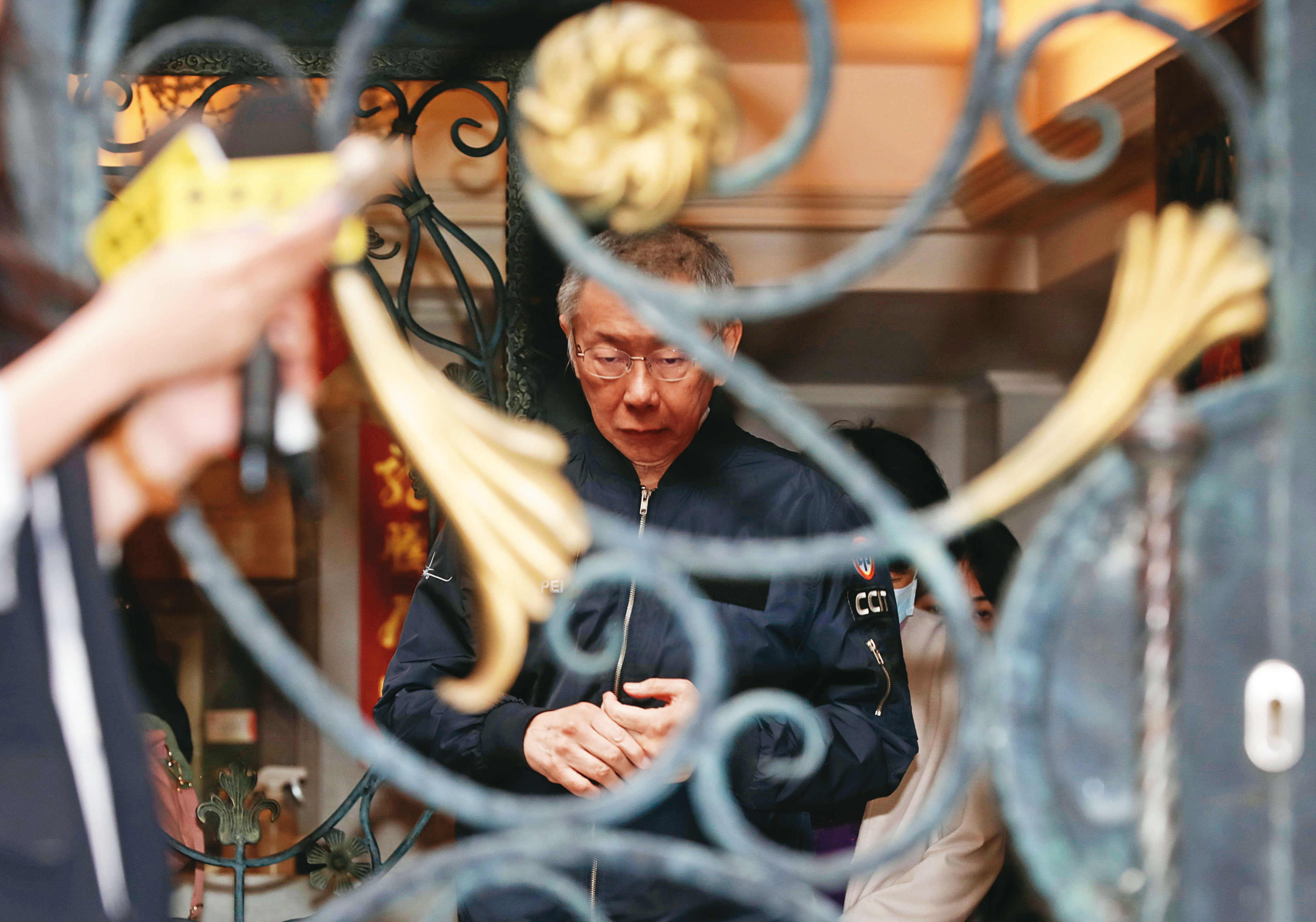 柯文哲（圖）否認扣案硬碟中檔案是他所製作，不過，蔡壁如證實檔案製作者「WEN」就是柯文哲。