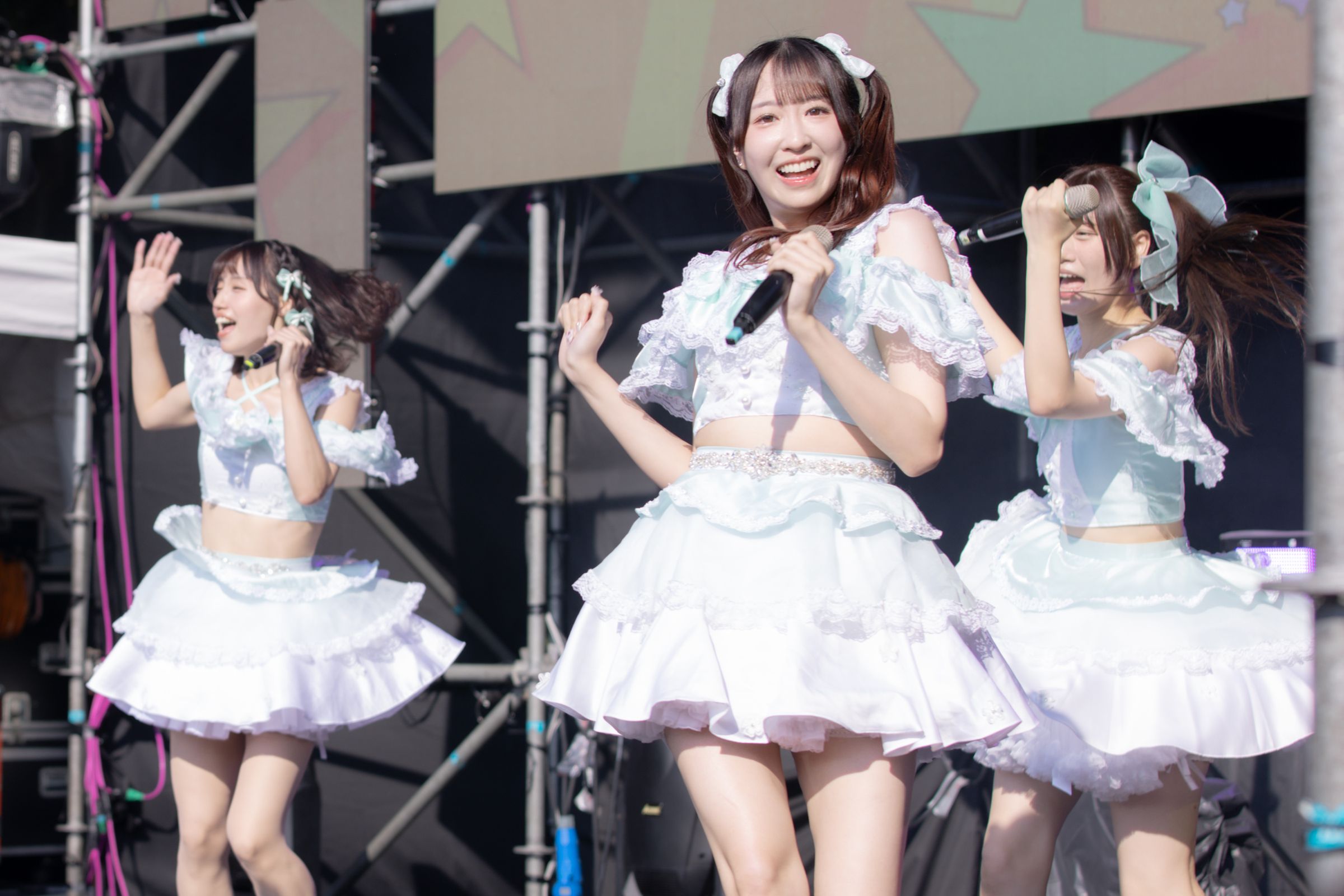 Jewel☆Garden 台籍成員「初季」（中）。（POYE INTERNATIONAL提供）