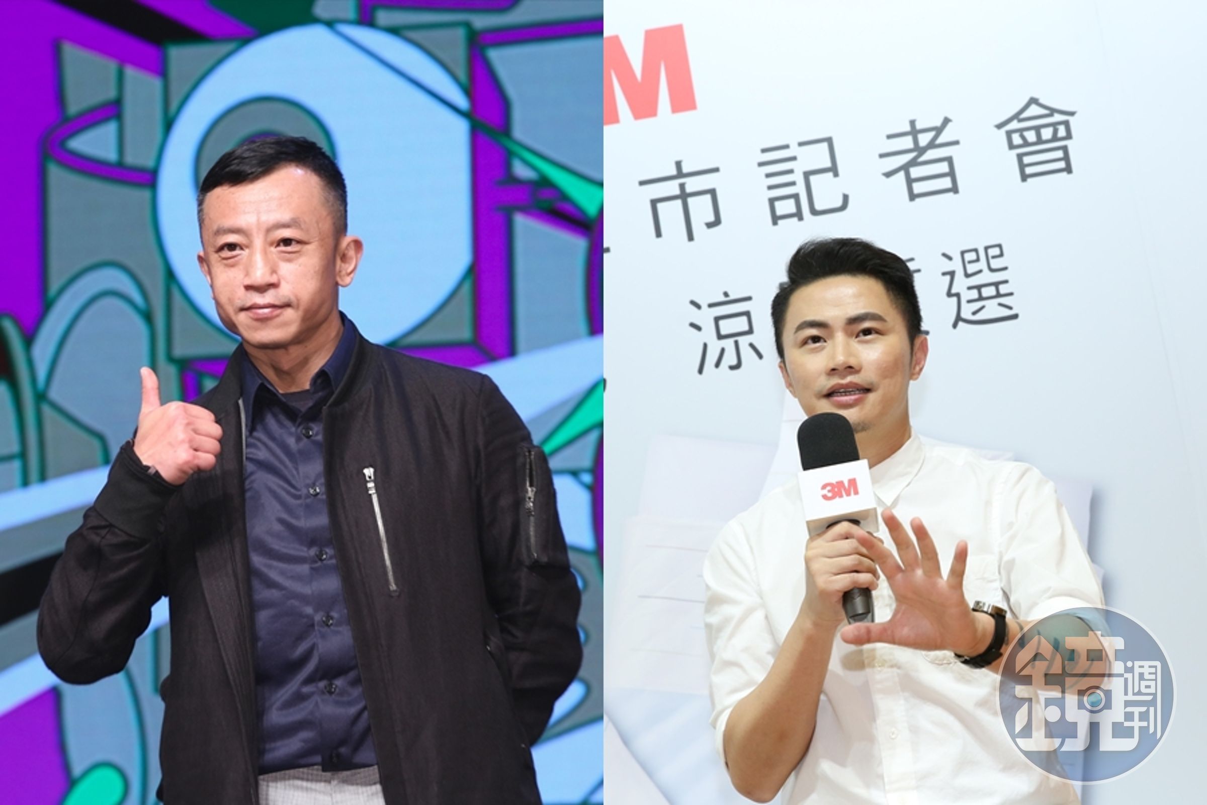 文化界人士近日紛紛表態,包括導演楊雅喆(左)及設計師聶永真(右)都更換Facebook大頭貼特效框,肯定蔡政府8年執政。(本刊資料照)