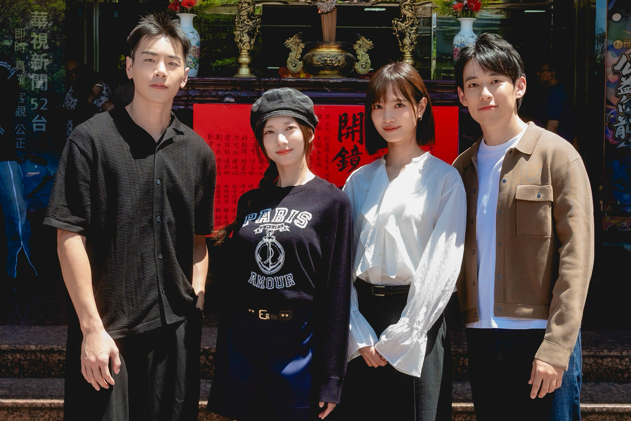 禾浩辰、吳子霏、徐鈞浩、蔡黃汝為新劇《無罪推定2》上週於華視大樓舉行開鏡儀式。華視、公視台語台