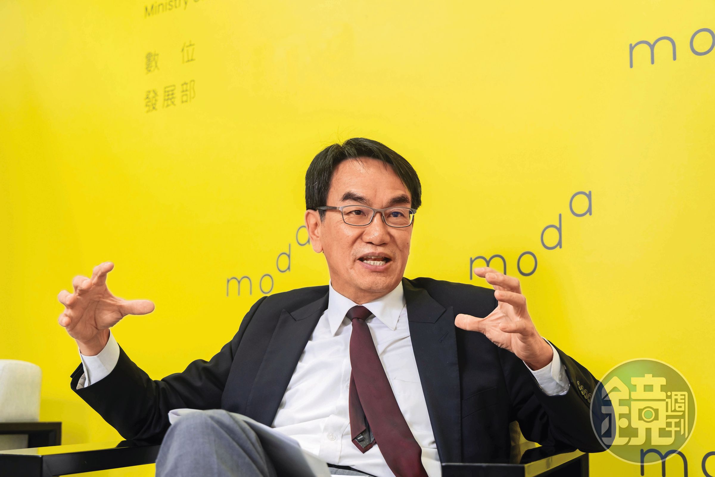 數發部部長林宜敬上任3個月,日前接受本刊專訪,暢談施政4大主軸。