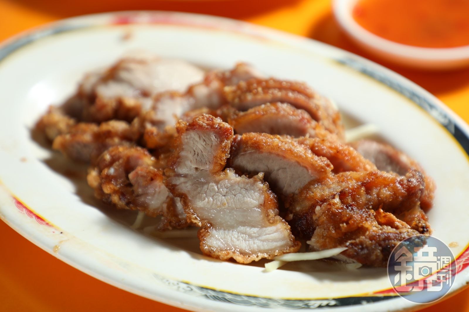 我最愛的「紅燒肉」，皮脆肉嫩，還是老店做得夠味。（100元／份）