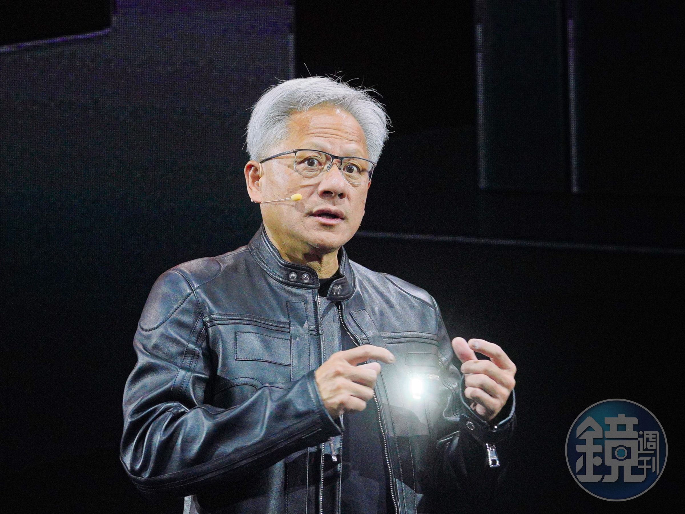 黃仁勳表示企業的AI應用全面爆發,算力需求成長速度超乎想像。(本刊資料照)
