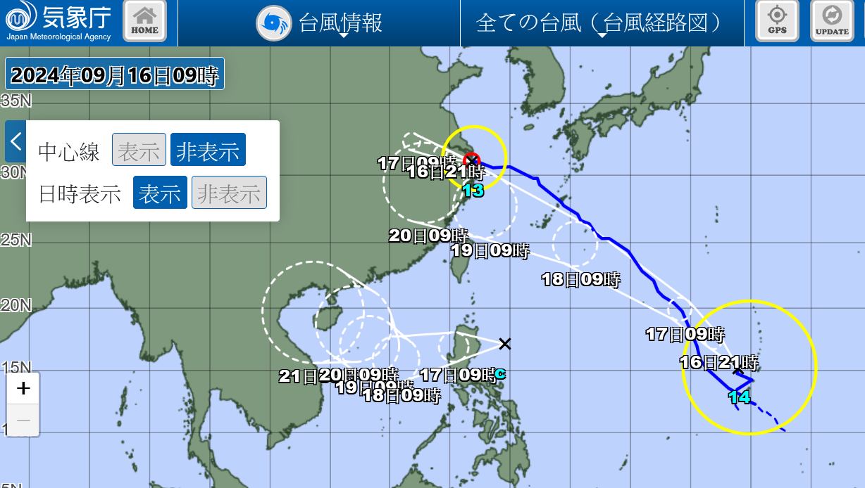 日本氣象廳的預估路線，也認為TD17會往菲律賓走。（翻攝自賈新興臉書）
