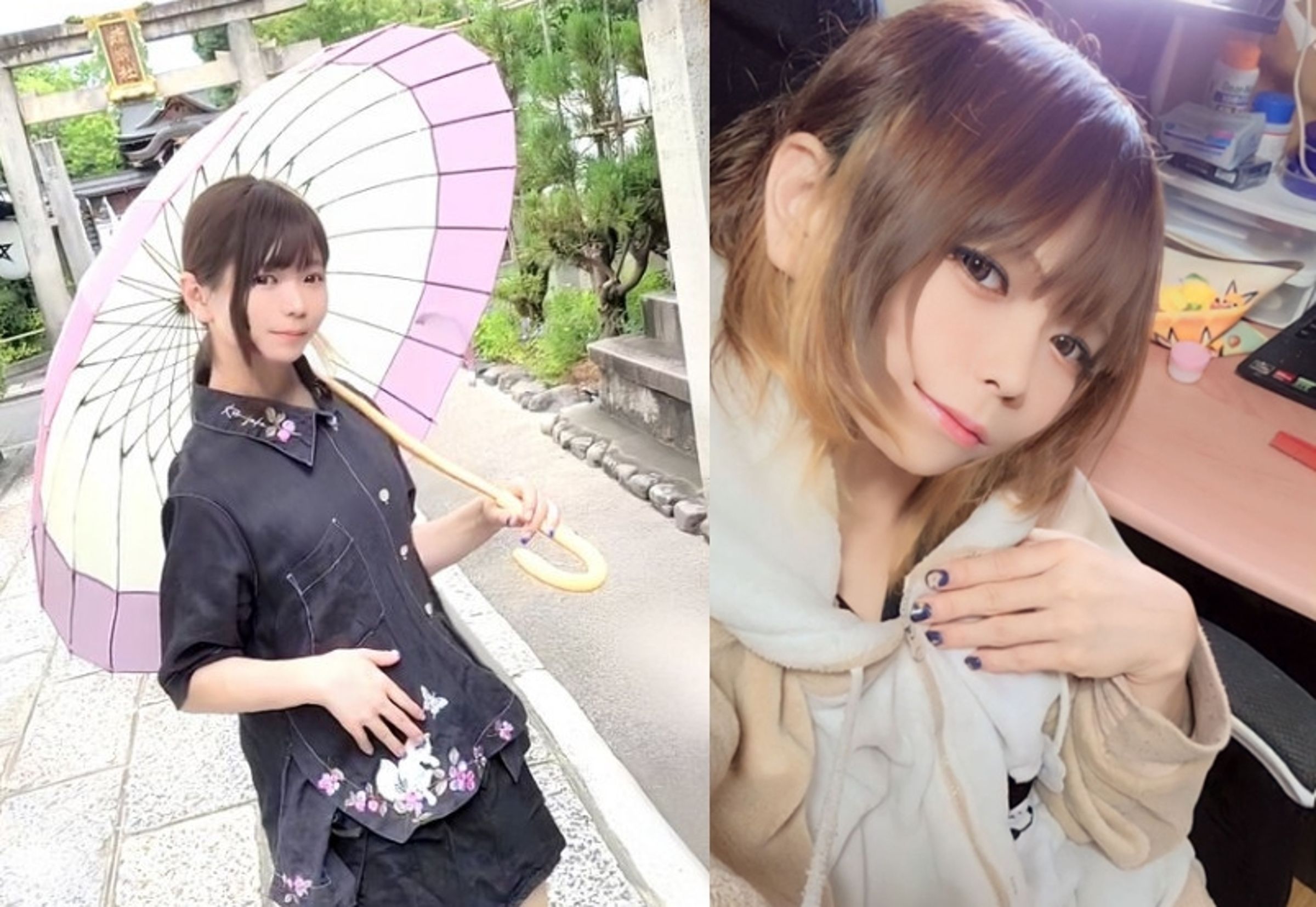 偽娘AV男優狐森りつ在溫泉旅館要泡男湯時,被店員誤以為是女人而拒絕他入內。(翻攝X@R18_ritsukomori)