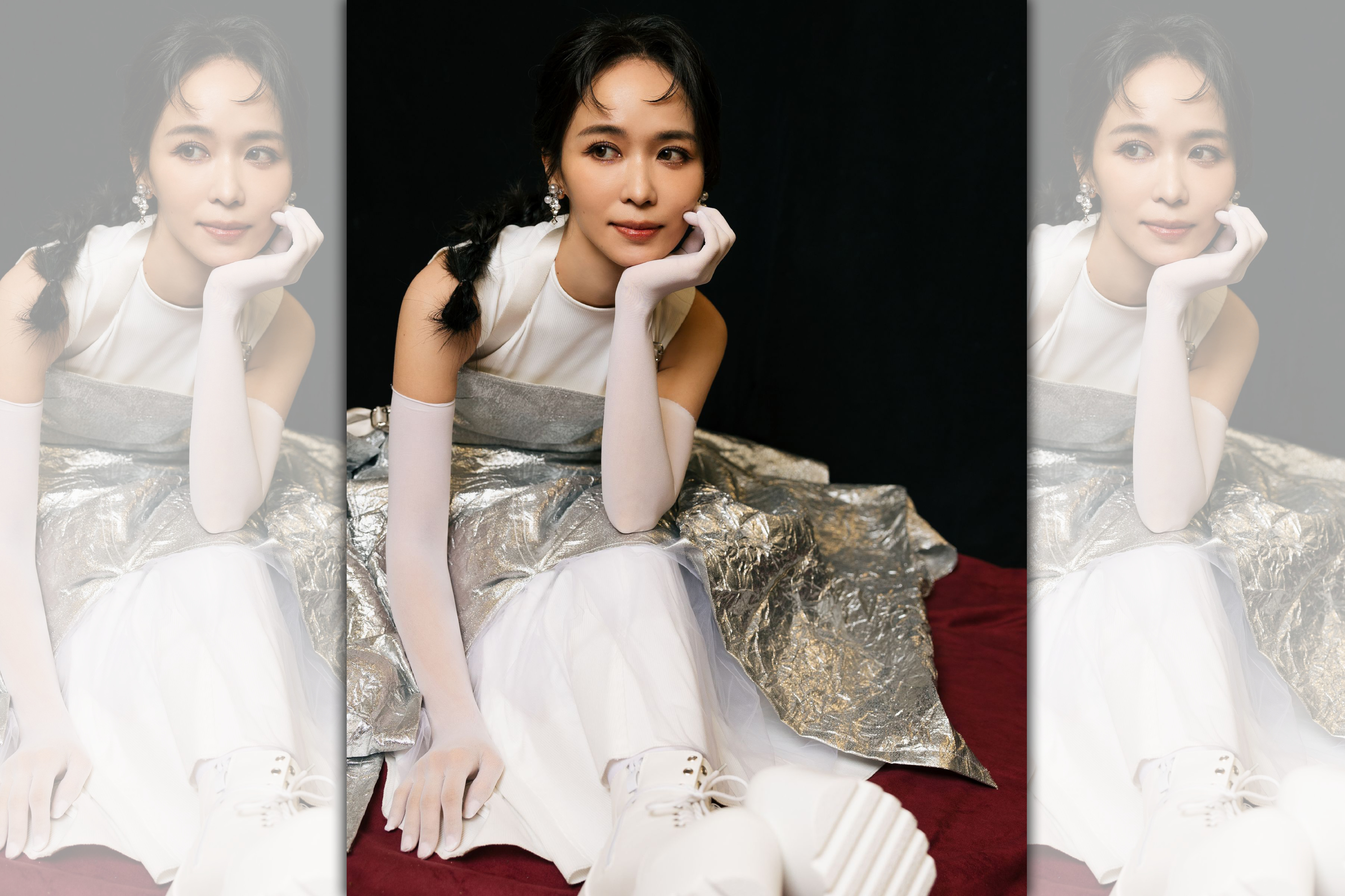 陳明珠受邀主持《2024苗栗音樂佳餚耶誕城》。（中天提供）