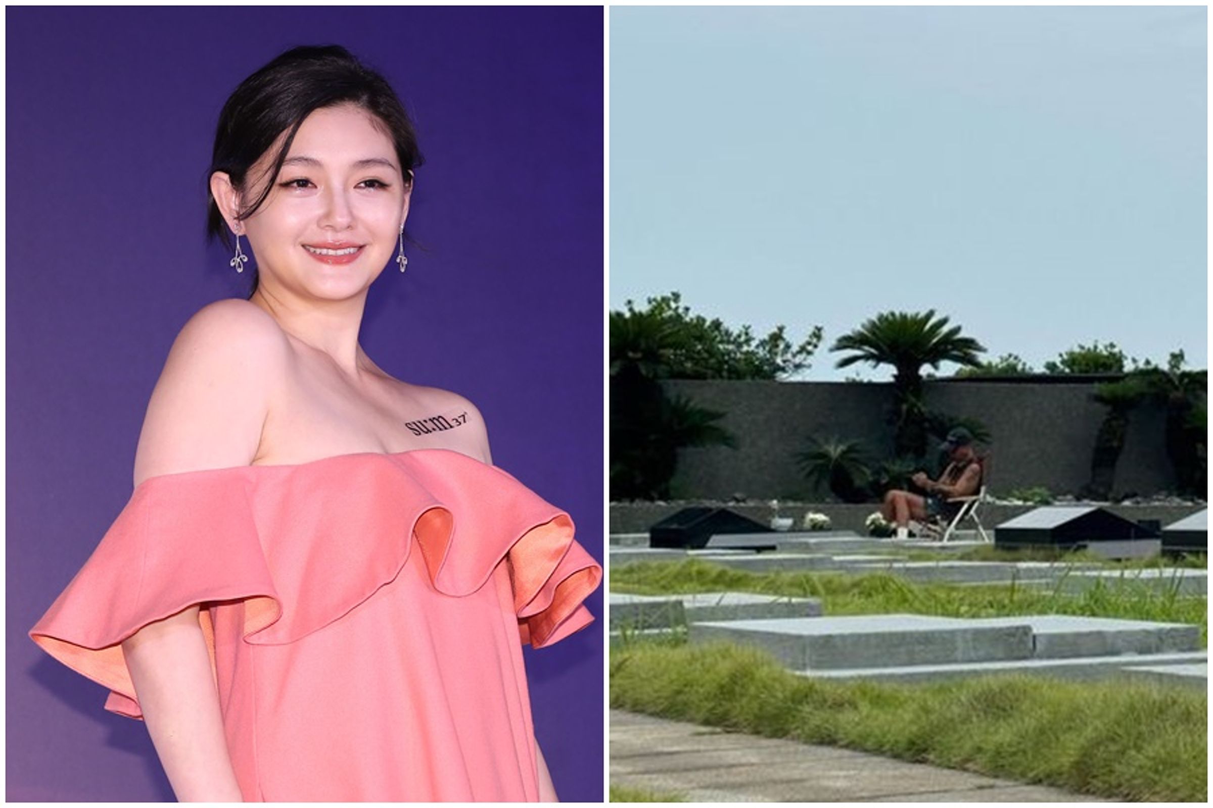 網友po照片在金寶山遇到具俊曄。(本刊資料照、網友beef_0201提供)