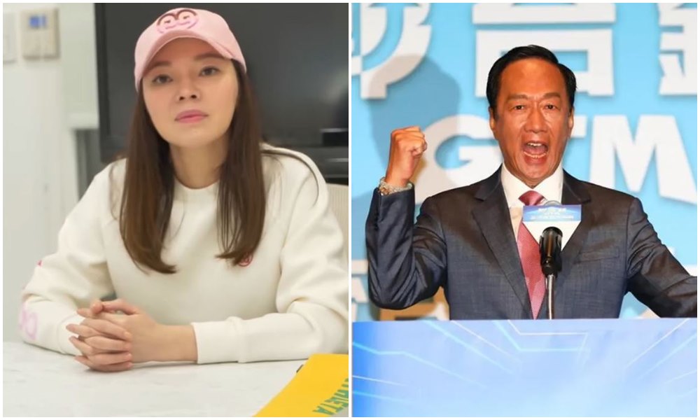 郭台銘（右圖）今過73歲生日，妻子曾馨瑩（左圖）正忙於舞蹈比賽。（本刊資料照／永齡基金會提供）