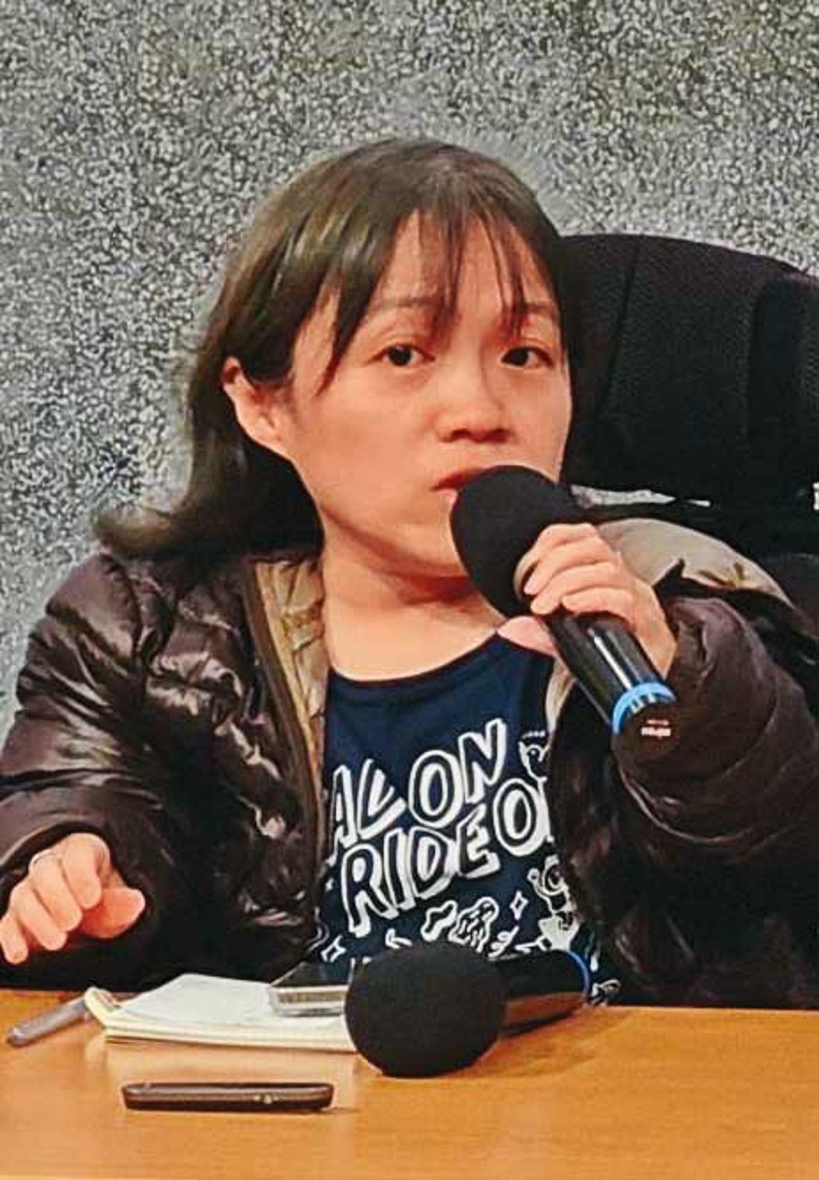 林君潔是知名障權倡議者,常到日本就障礙者議題進行國民外交,現正為《障權法》修法而奔波。(林君潔提供)