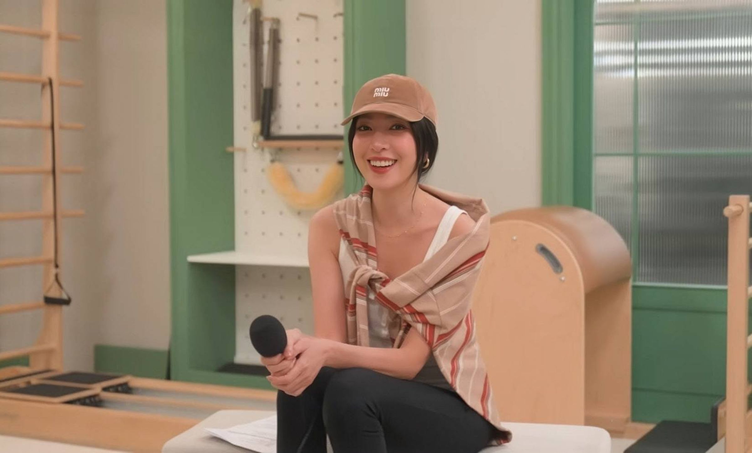 楊謹華上虎鐵Podcast節目《今天不練可以嗎》。（虎鐵健身 X 器械皮拉提斯 提供）