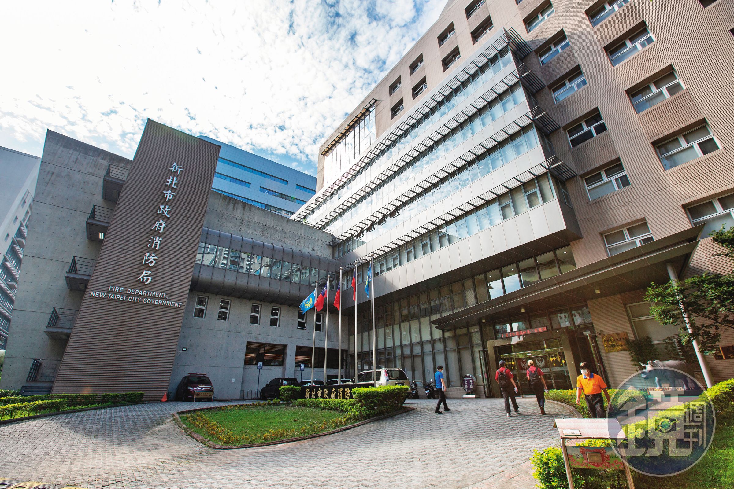 新北市消防局（圖）僅對謝盈如記1支小過，還讓她續留局長室。