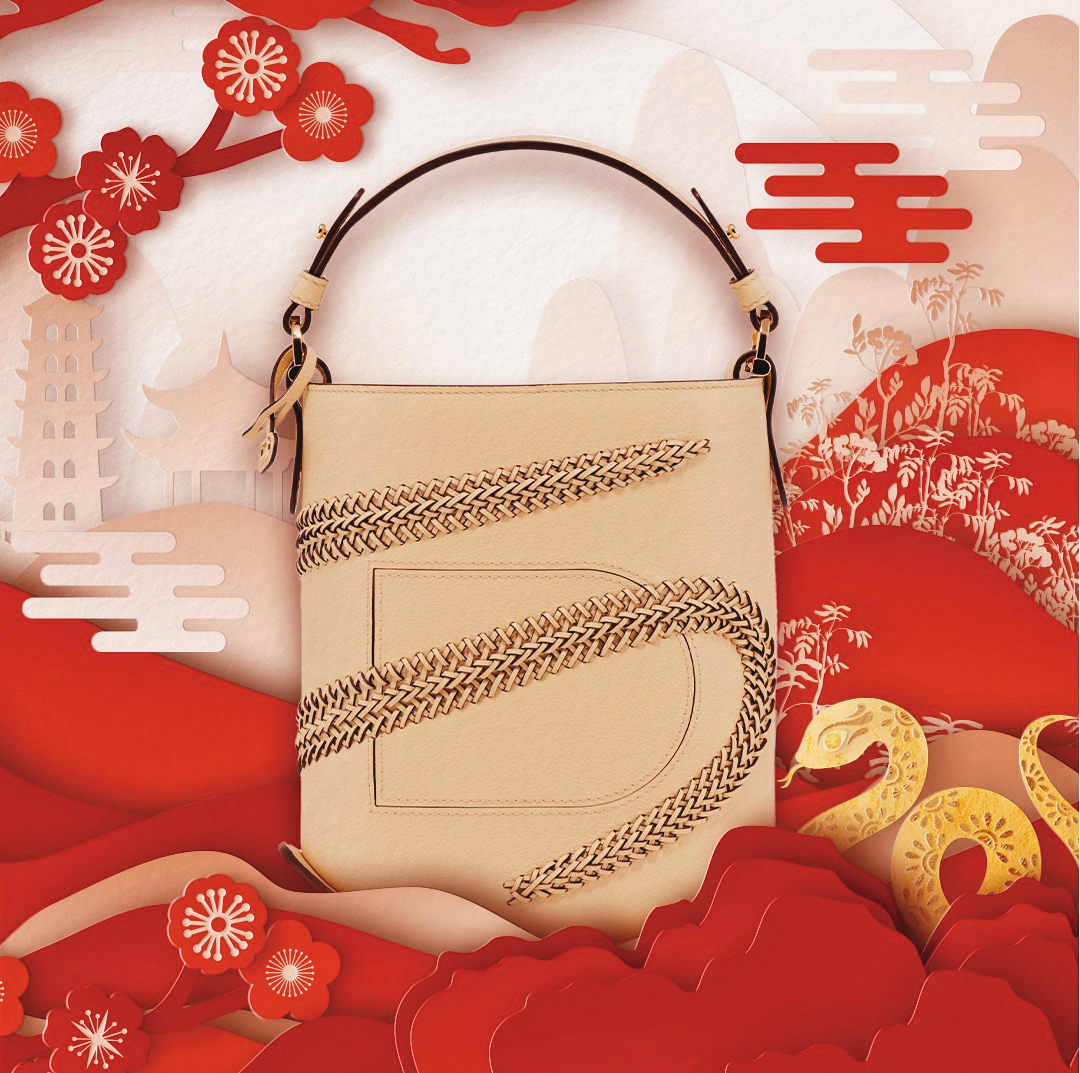 沙丘色Pin Mini Bucket。NT$127,500(美之心提供)