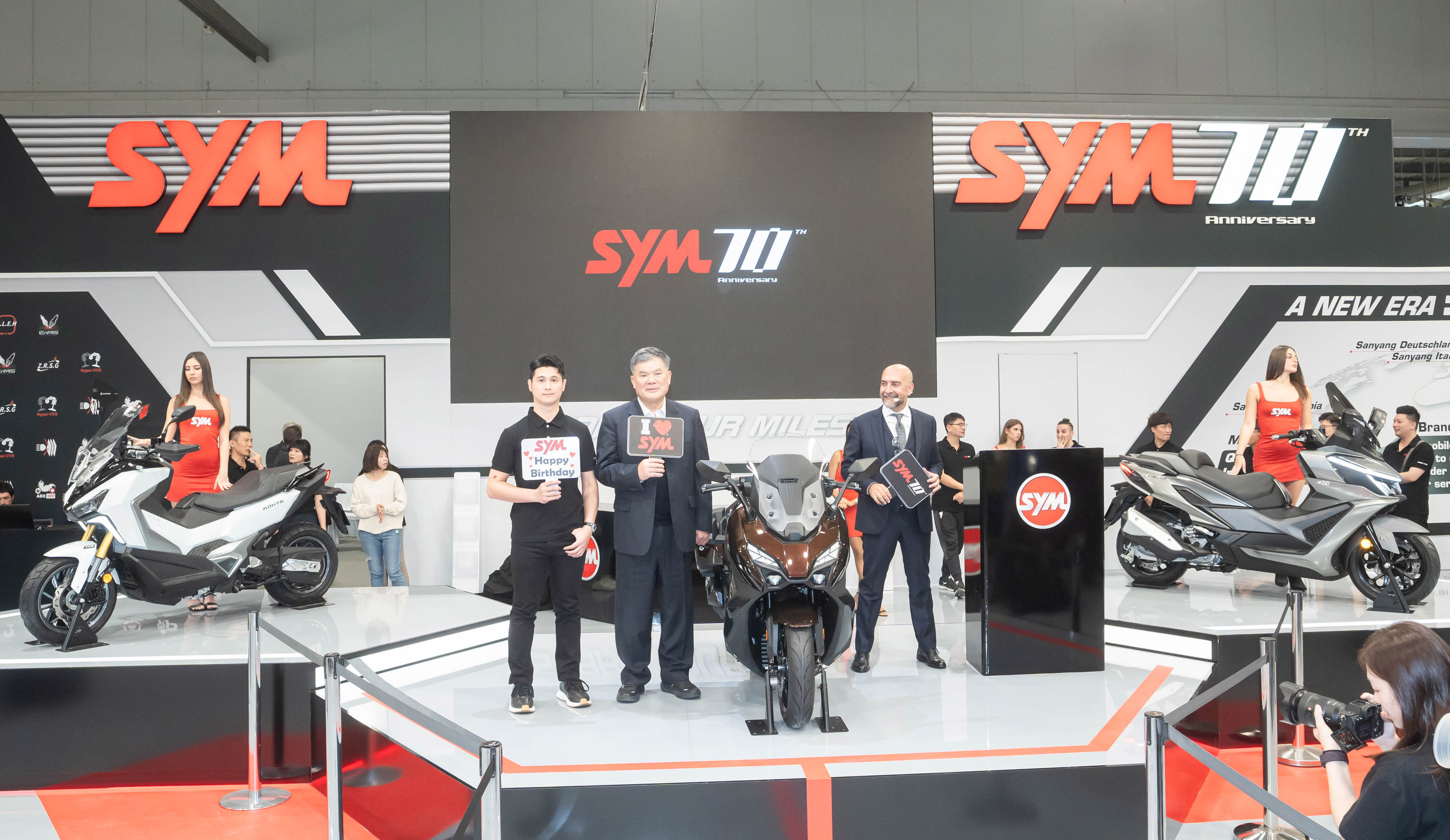 三陽備妥下一代全新車系，啟動3年內全球年銷售百萬台計畫。（三陽提供）