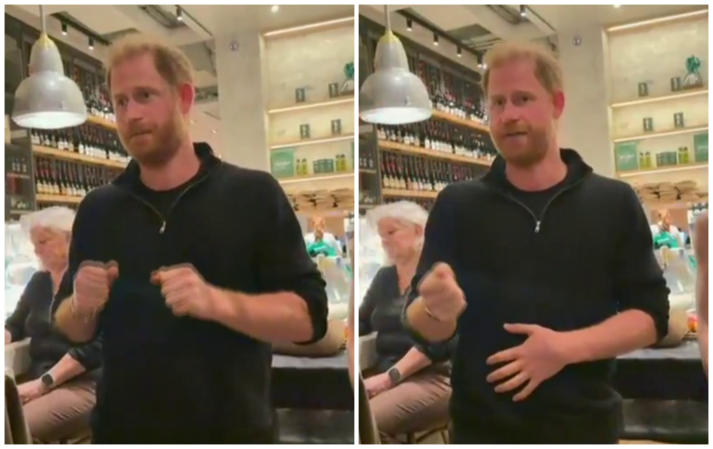 哈利王子情緒激動，對失去子女的父母們喊話。（翻攝X@BBCBreakfast畫面）