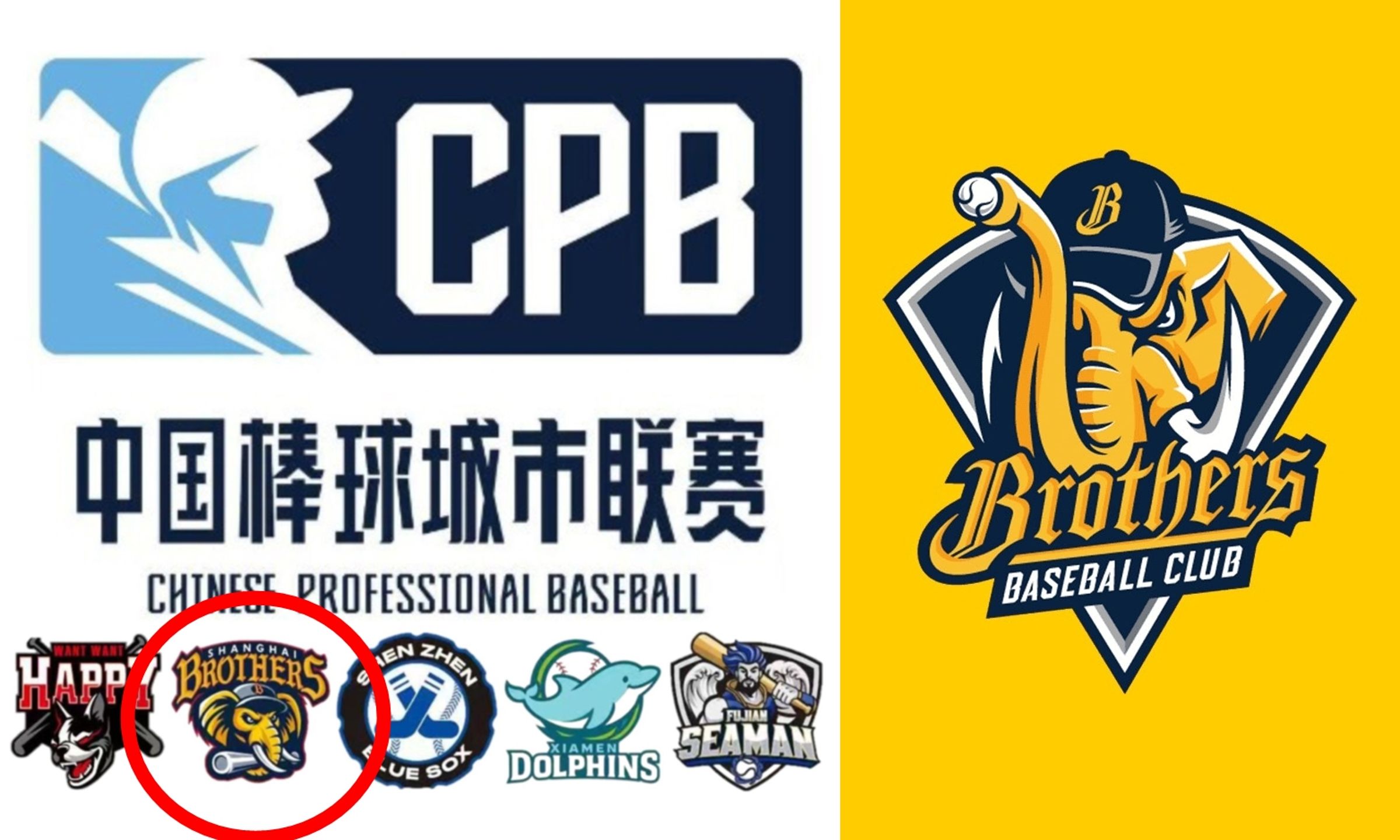 亞洲棒球總會表示,中國棒球城市聯賽(CPB)參賽隊伍無「上海兄弟」。(翻攝畫面)