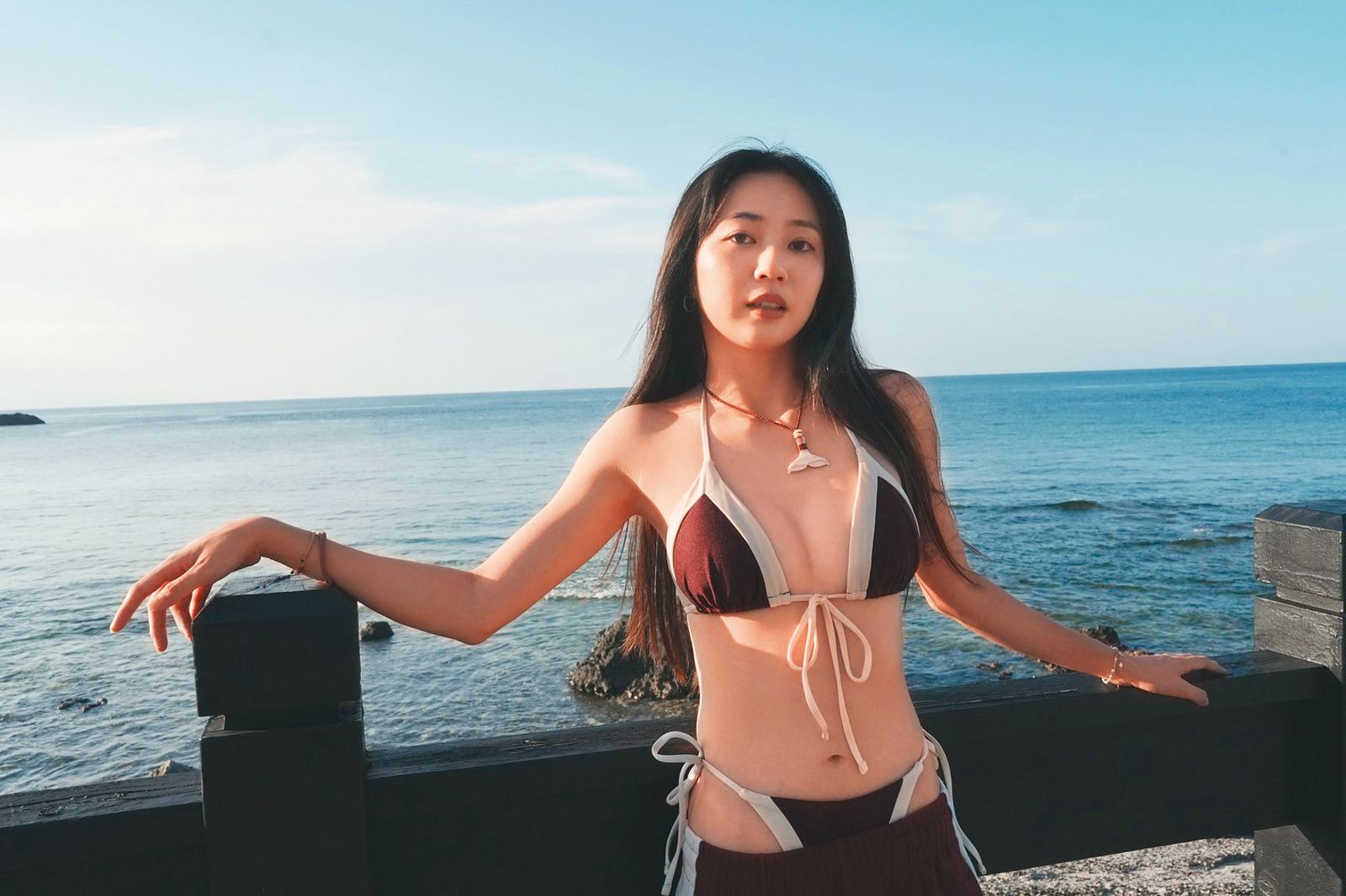 慈妹只要有空就會飛往綠島和男友約會。（翻攝自慈妹IG）