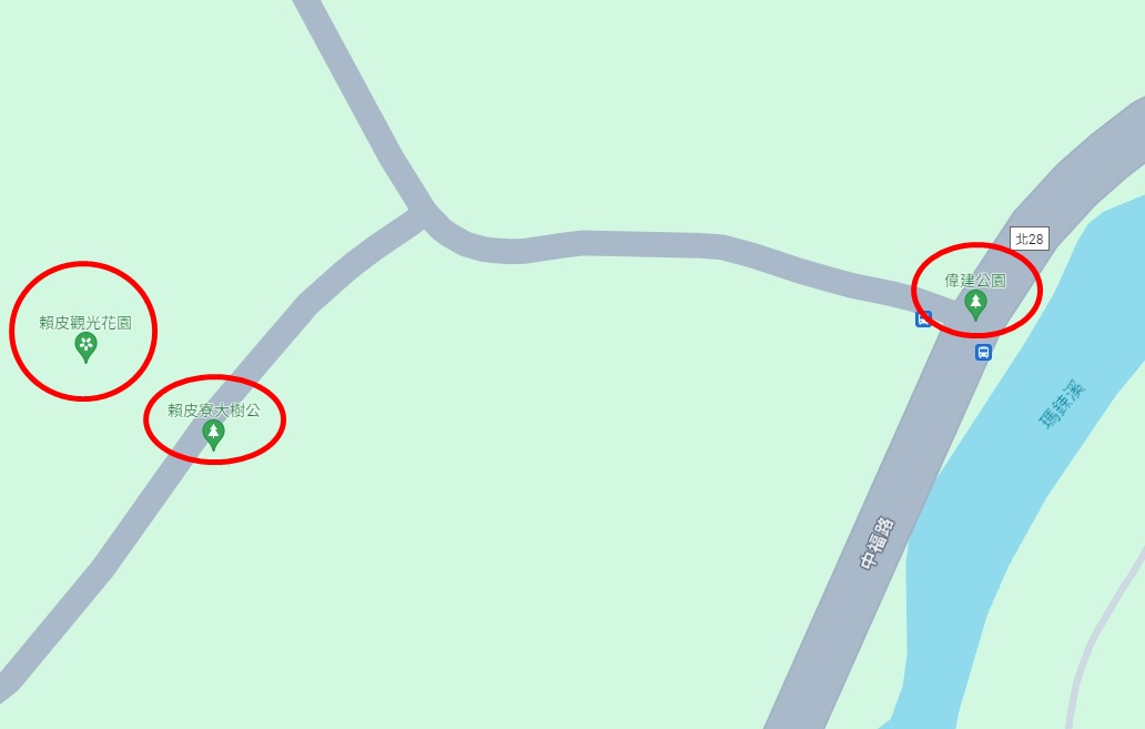 賴清德老家違建爭議，引起網友惡搞設立地標。（翻攝自Google Map）