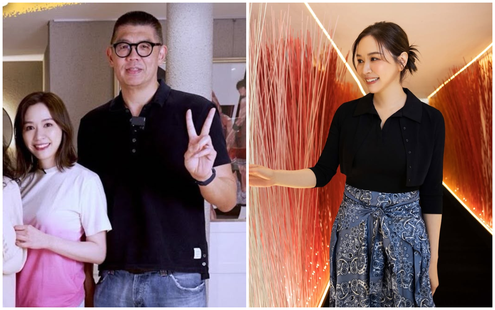 蔡依珊和連勝文結婚多年，夫妻曾一起出現在社群影片中。（翻攝蔡依珊IG）