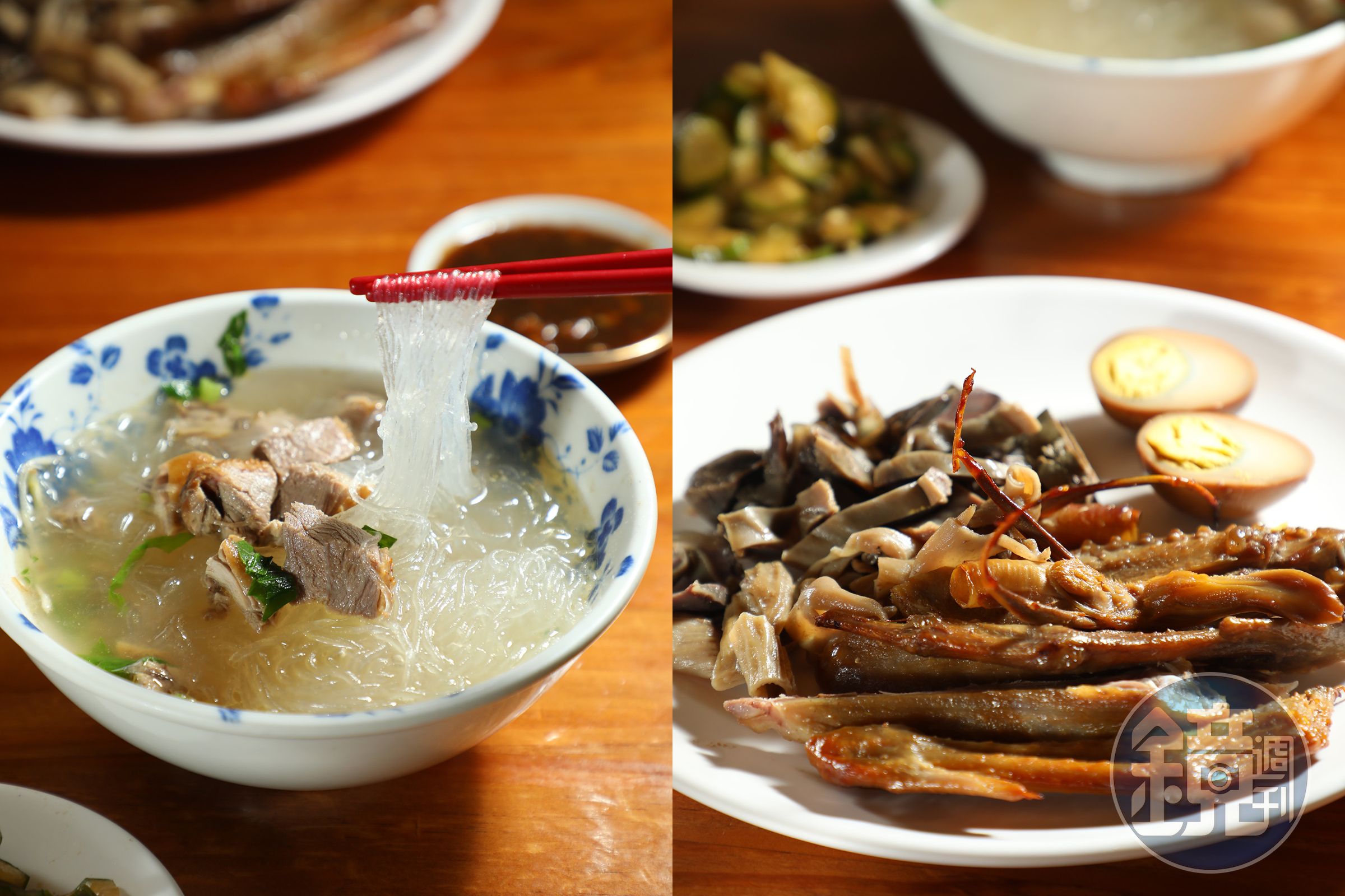 「夥計鴨肉冬粉」以飄香50年的糖燻鴨肉料理，征服恆春人的味蕾。