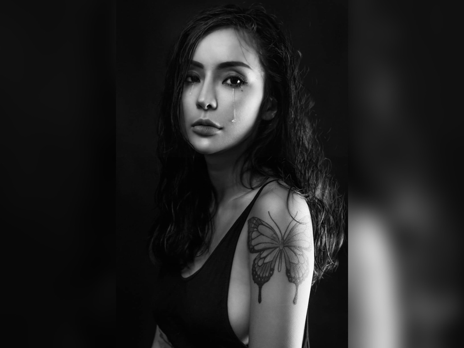 梁云菲與交往兩年的圈外男友分手。（翻攝自梁云菲臉書）