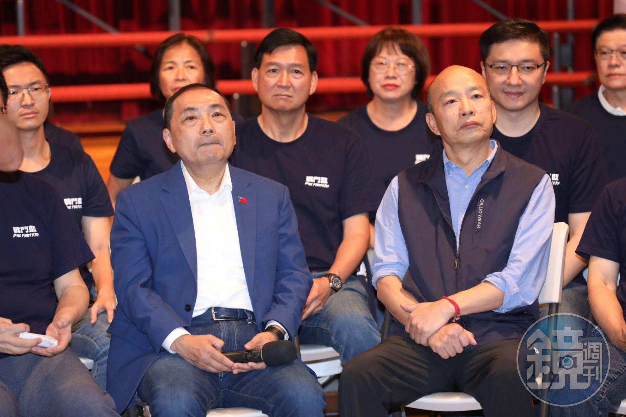 韓國瑜日前出席戰鬥藍輔選列車。