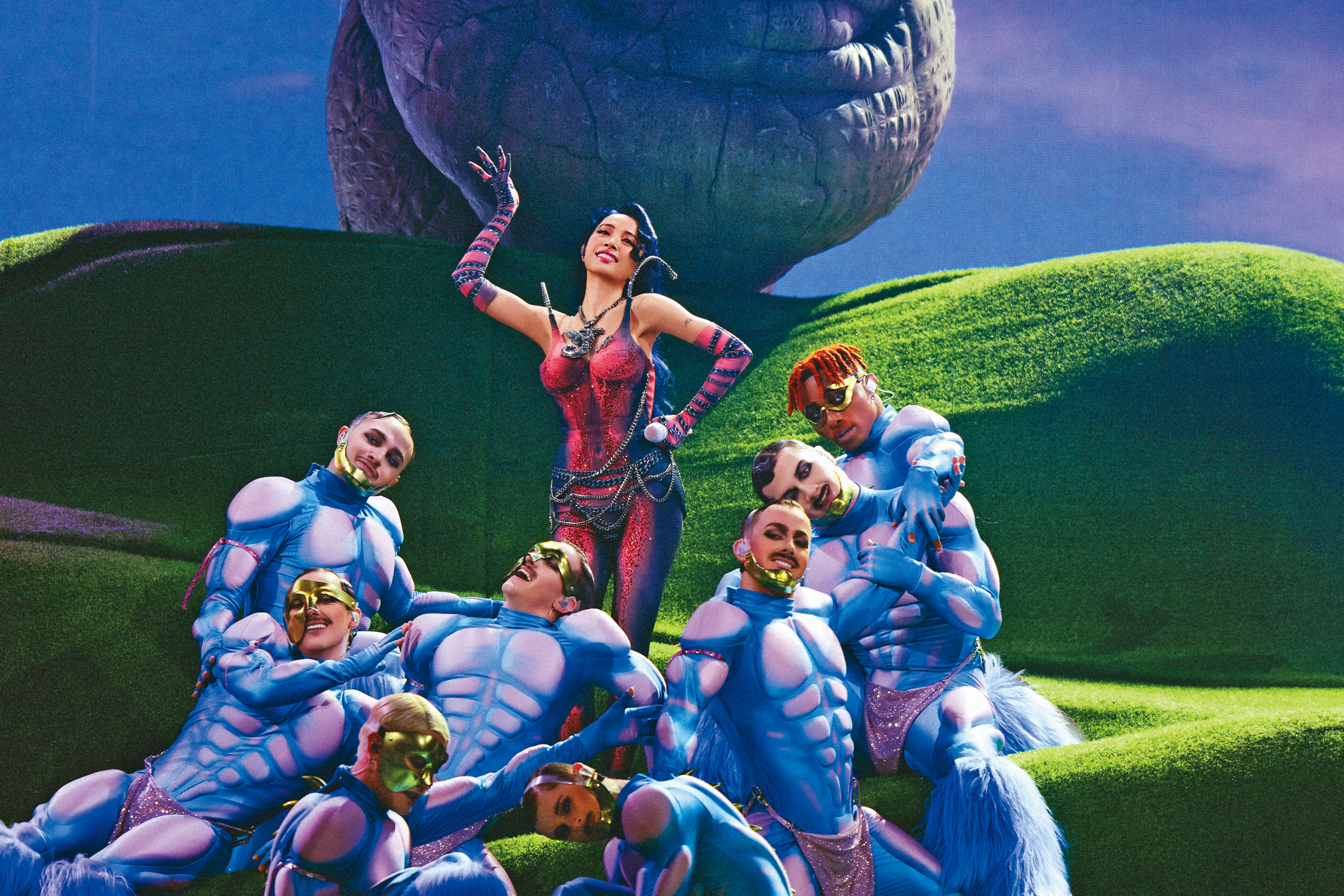 蔡依林「PLEASURE」演唱會以「慾望及愉悅」為出發點,將整場演出構築為一座愉悅宇宙。(凌時差提供)