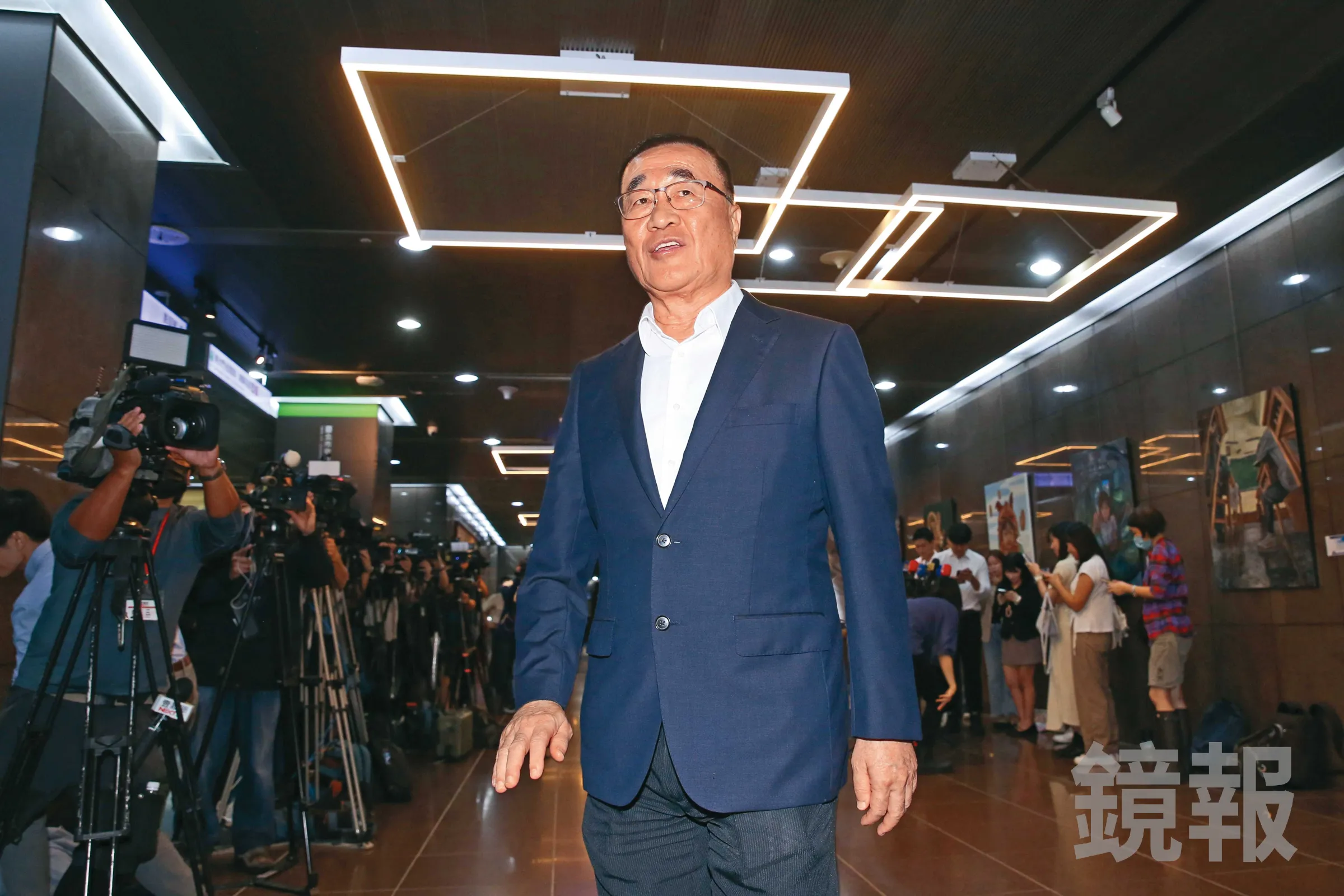 李四川證實明天與輝達簽約。圖為先前畫面。（鏡報董孟航）