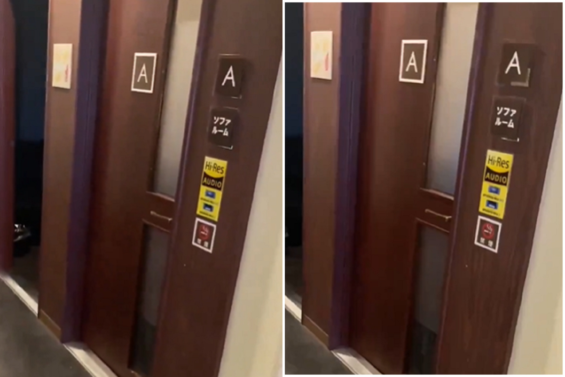 網咖高級單間看似平凡，「啊啊嗯嗯」響徹雲霄讓人春心蕩漾。（翻自X平台）