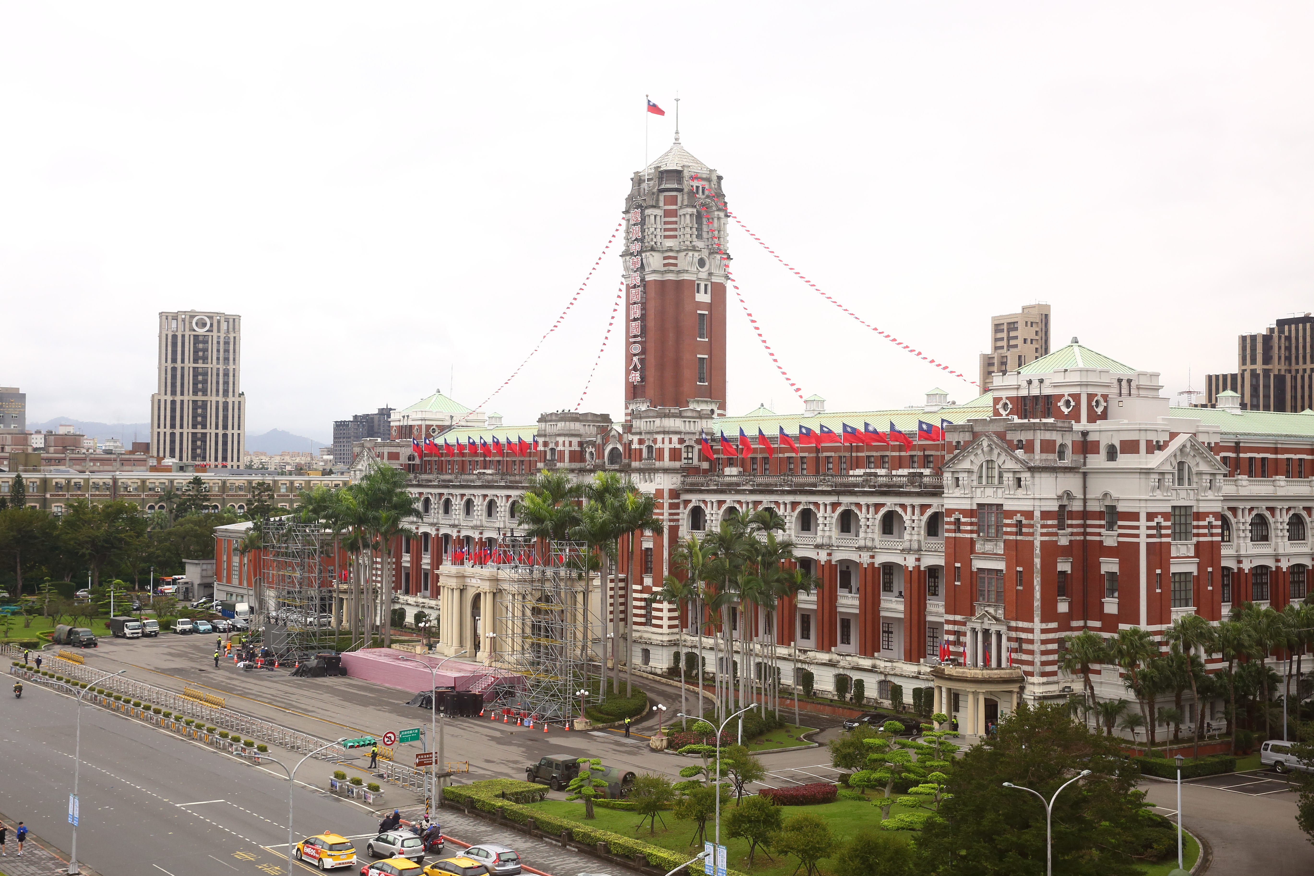 總統府1樓機房今午驚傳火警。圖為總統府外觀。（本刊資料照）