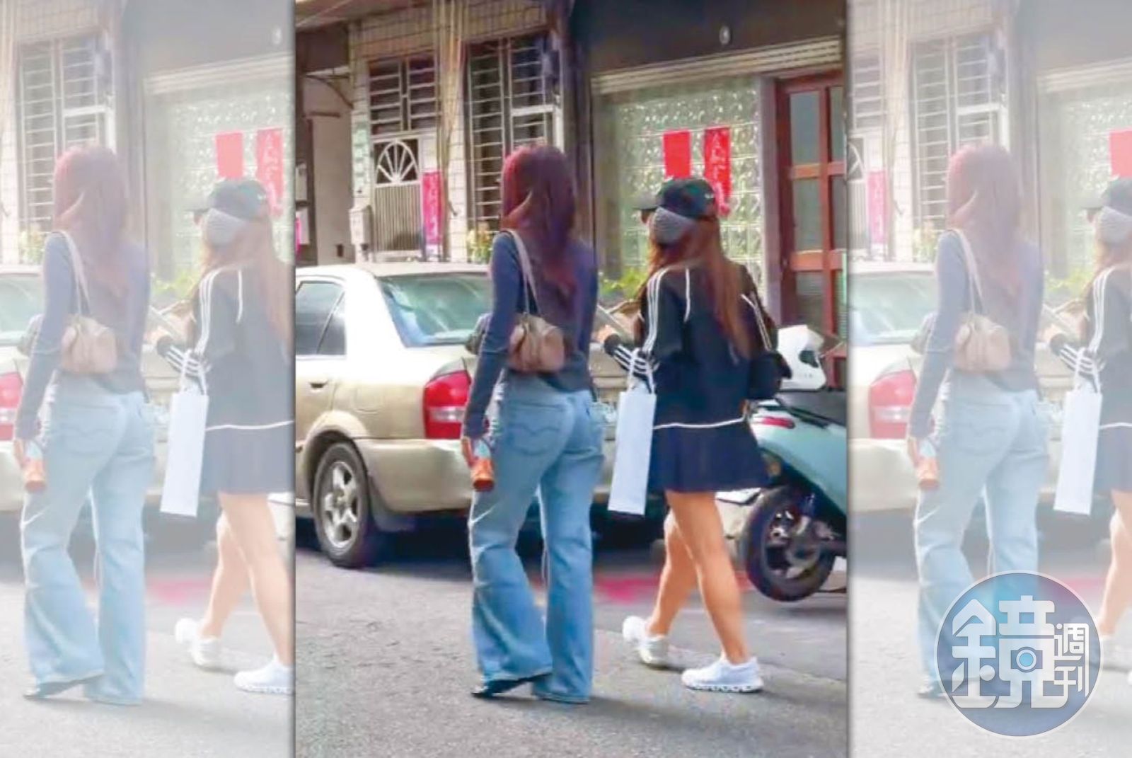 學霸星二代/獨家!逛街遠看似姐妹 張雅琴短裙露腿辣贏女兒