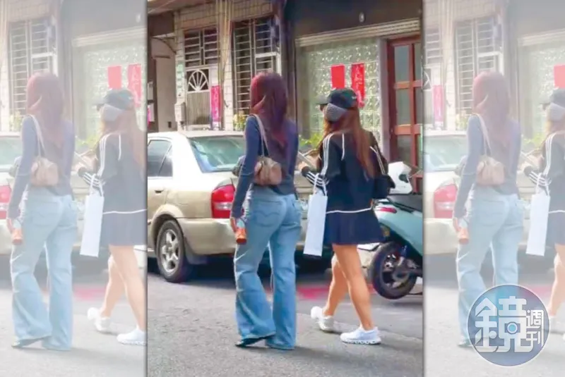 學霸星二代／獨家！逛街遠看似姐妹　張雅琴短裙露腿辣贏女兒