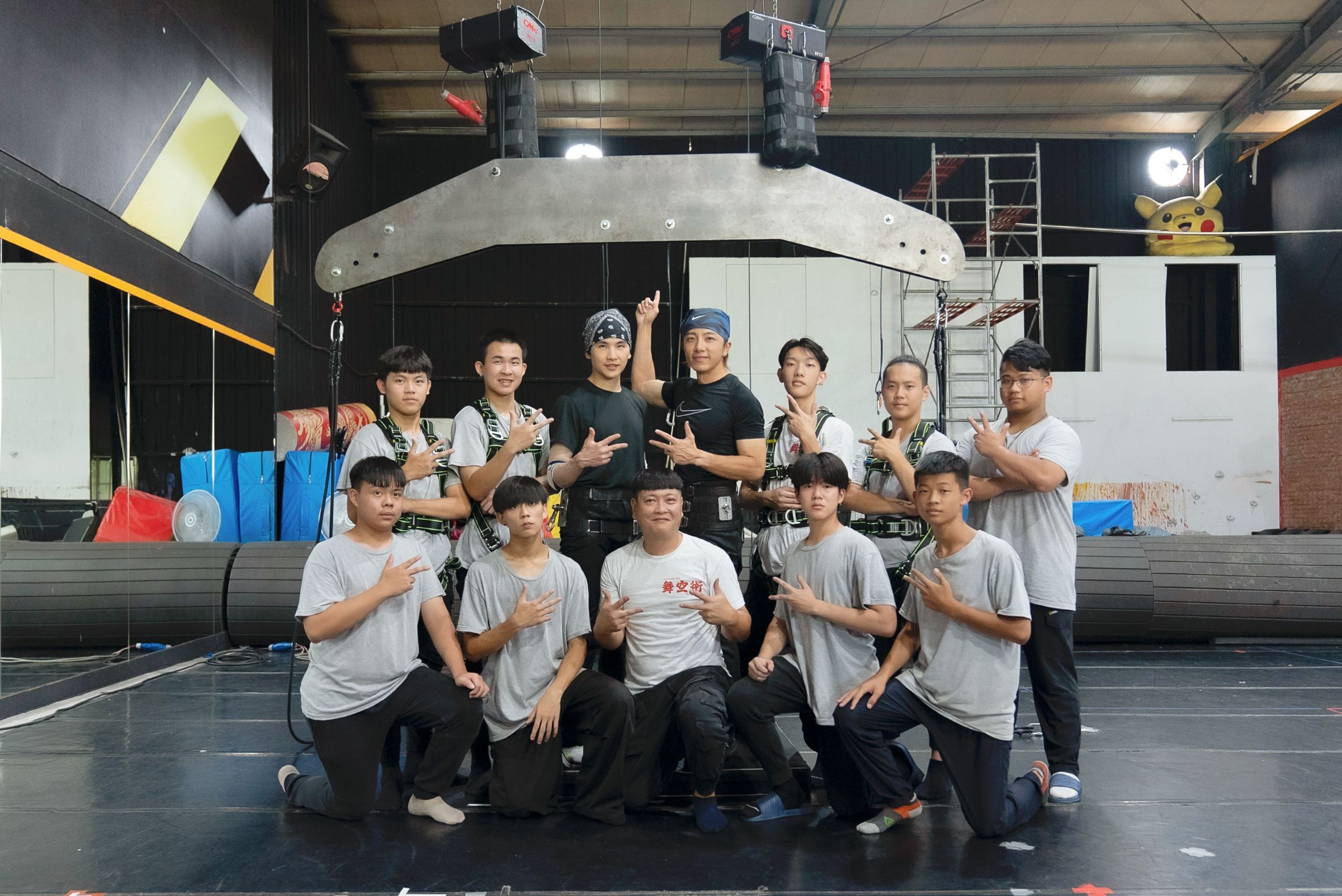 Energy為高雄演唱會加碼「空中特技秀」。（相信音樂提供）
