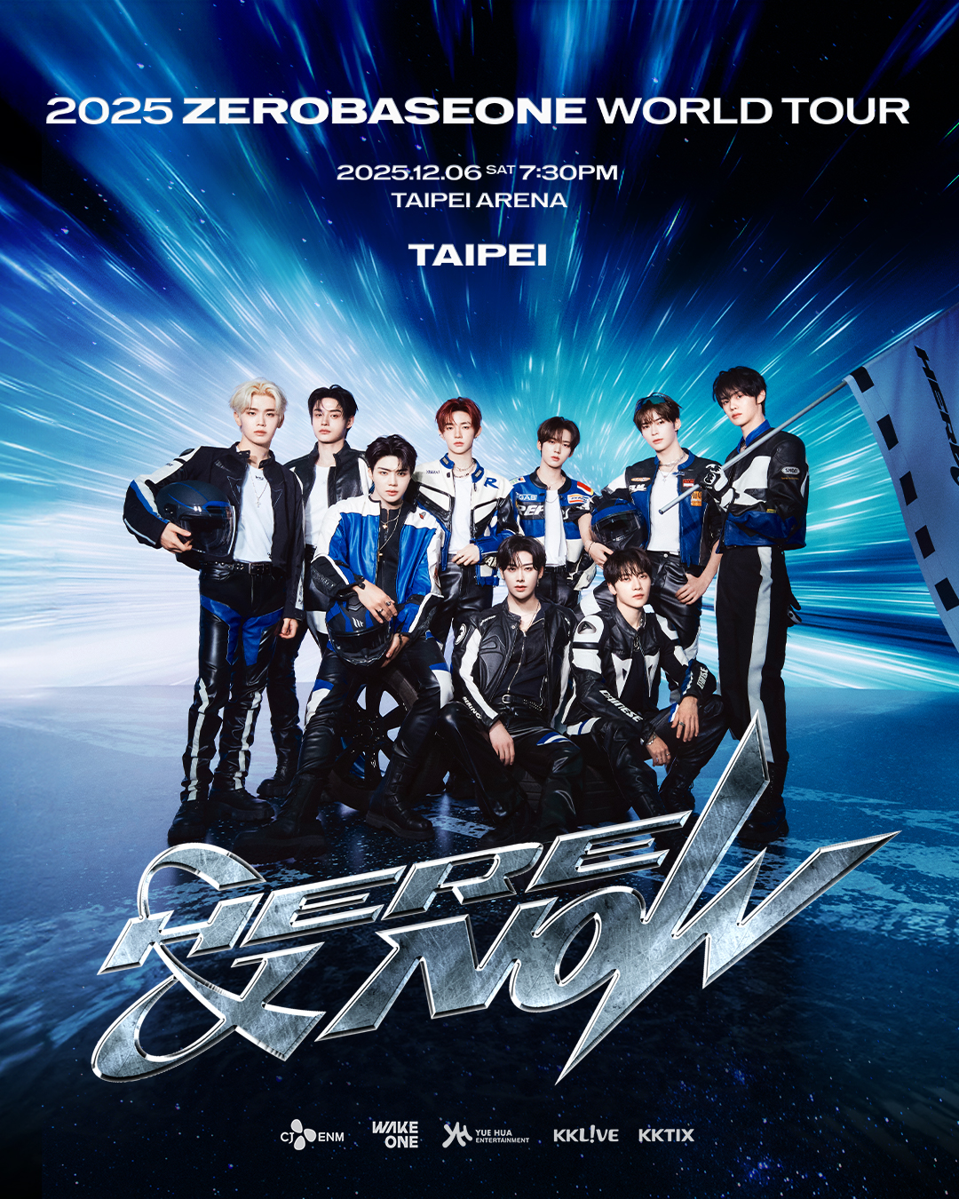 ZEROBASEONE全新巡迴 [HERE&NOW] 台北場將於12月6日登場。（KKLIVE提供）