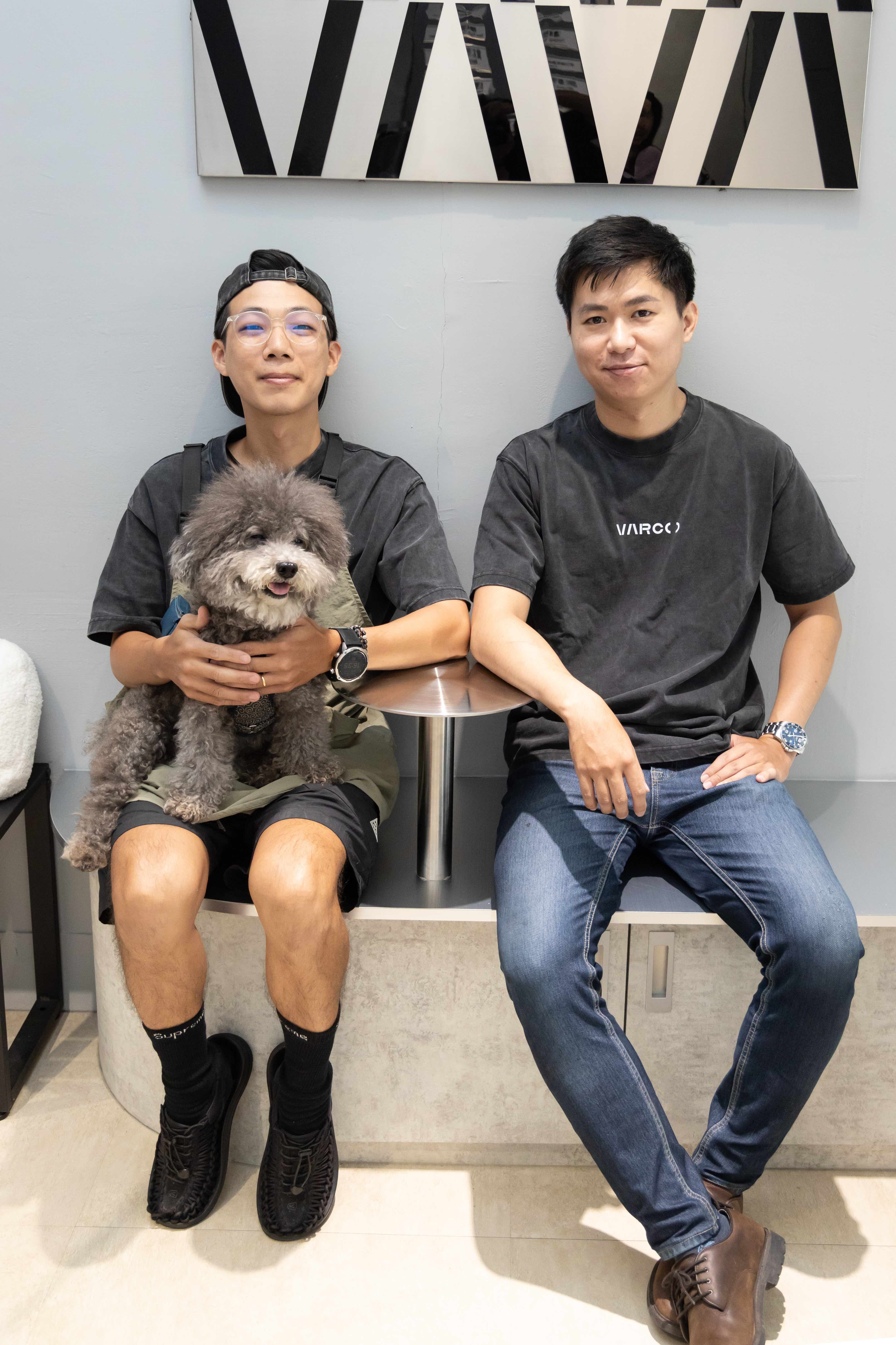 Andy(右)與Otto(左)兩人因潛水結識,從好友變創業夥伴。