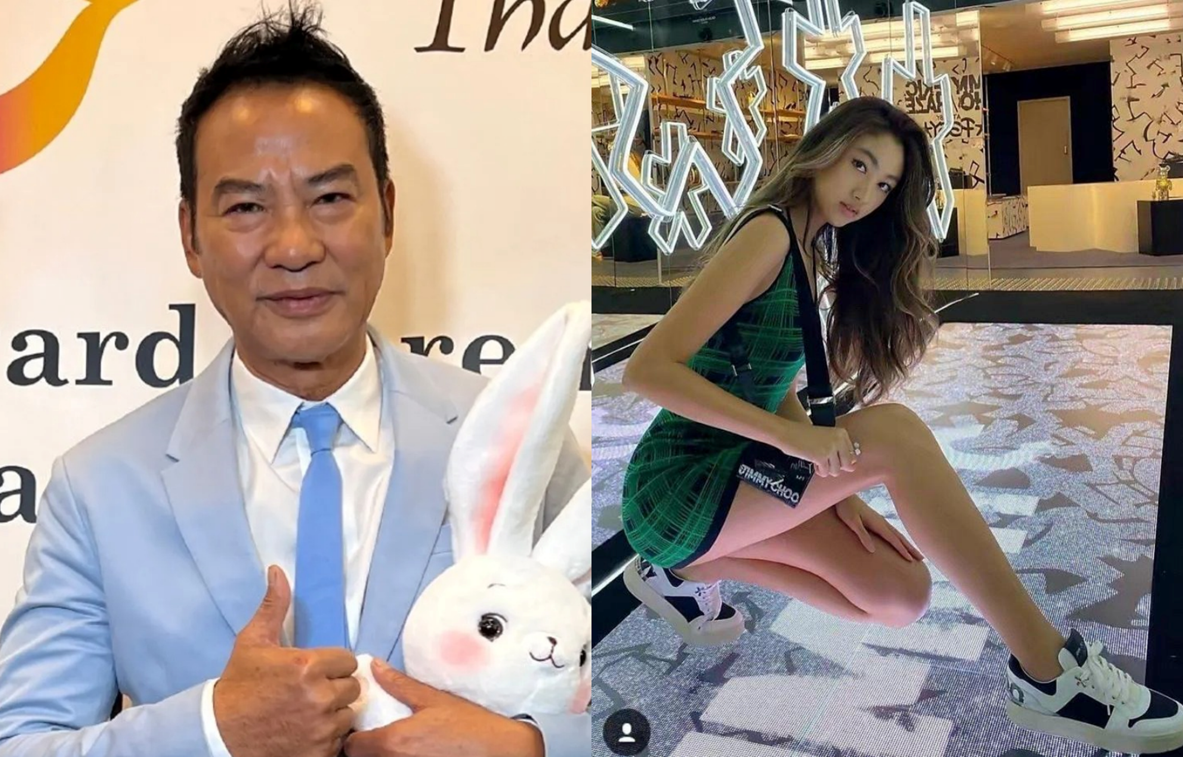 任達華女兒任晴佳今年疑似轉學紐約哥倫比亞大學。（翻攝任達華、任晴佳微博）