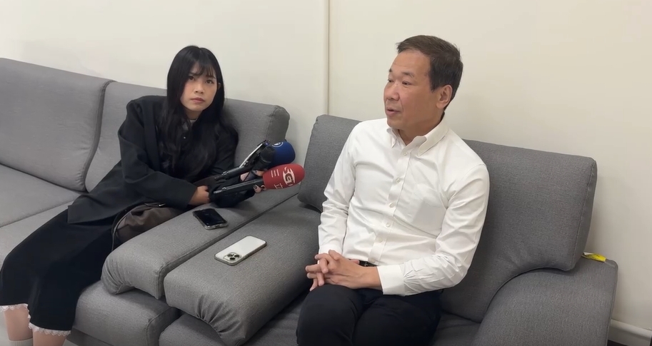 鍾小平今天表示，自己立場就是柯文哲貪腐。（鍾小平議會辦公室提供）