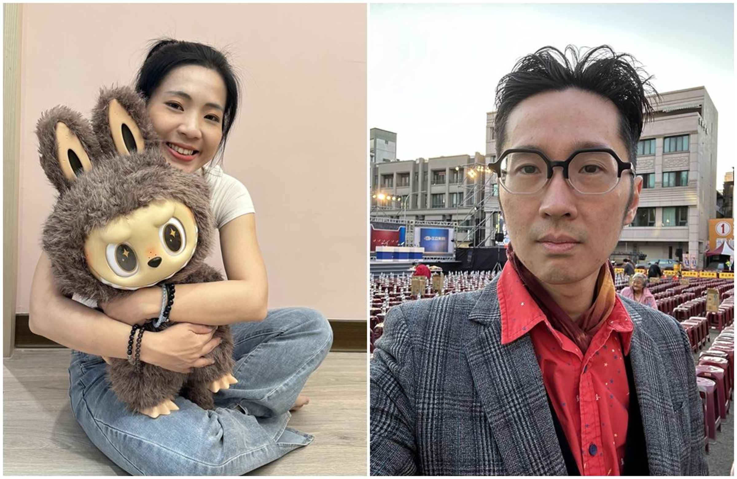 徐巧芯(左)被溫朗東(右)告加重誹謗、違反個資法,獲不起訴。(翻攝徐巧芯臉書、溫朗東臉書)