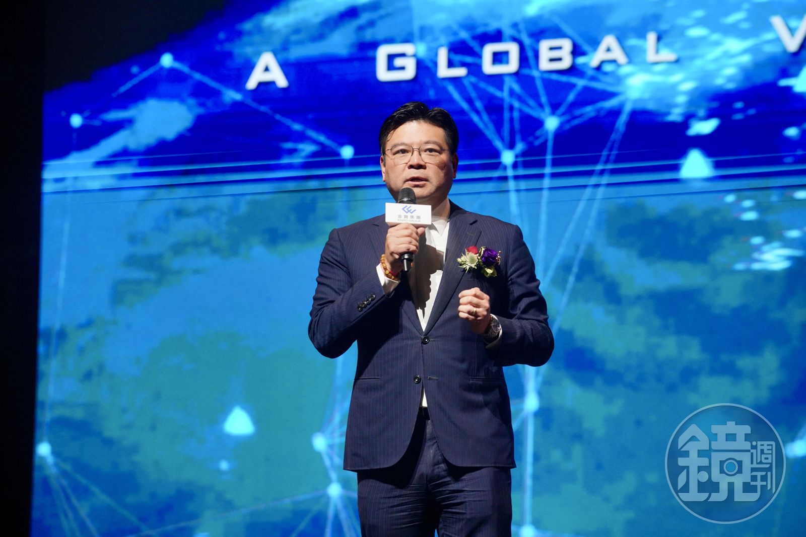 金寶董事長暨康舒董事長許介立率領金寶與泰金寶總經理對媒體發表營運展望。